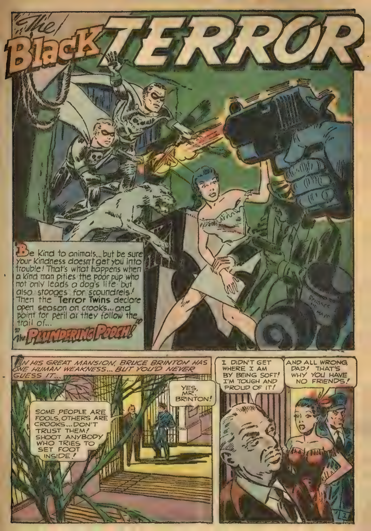 Black Terror, page 21. Black Terror. Public domain in the United States. Intended scans: Digital Comic Museum and Comic Book Plus. https://digitalcomicmuseum.com/