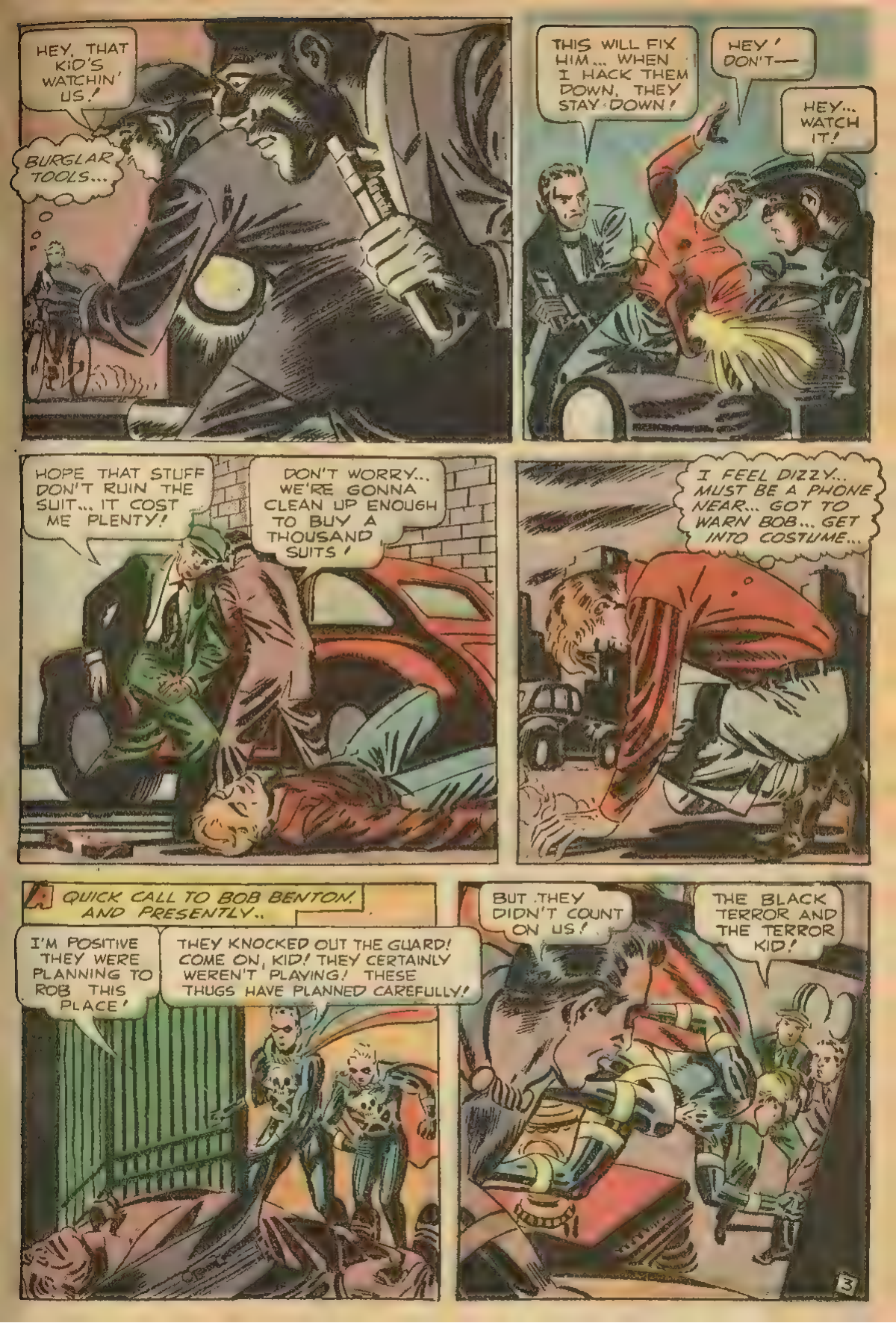 Black Terror, page 23. Black Terror. Public domain in the United States. Intended scans: Digital Comic Museum and Comic Book Plus. https://digitalcomicmuseum.com/