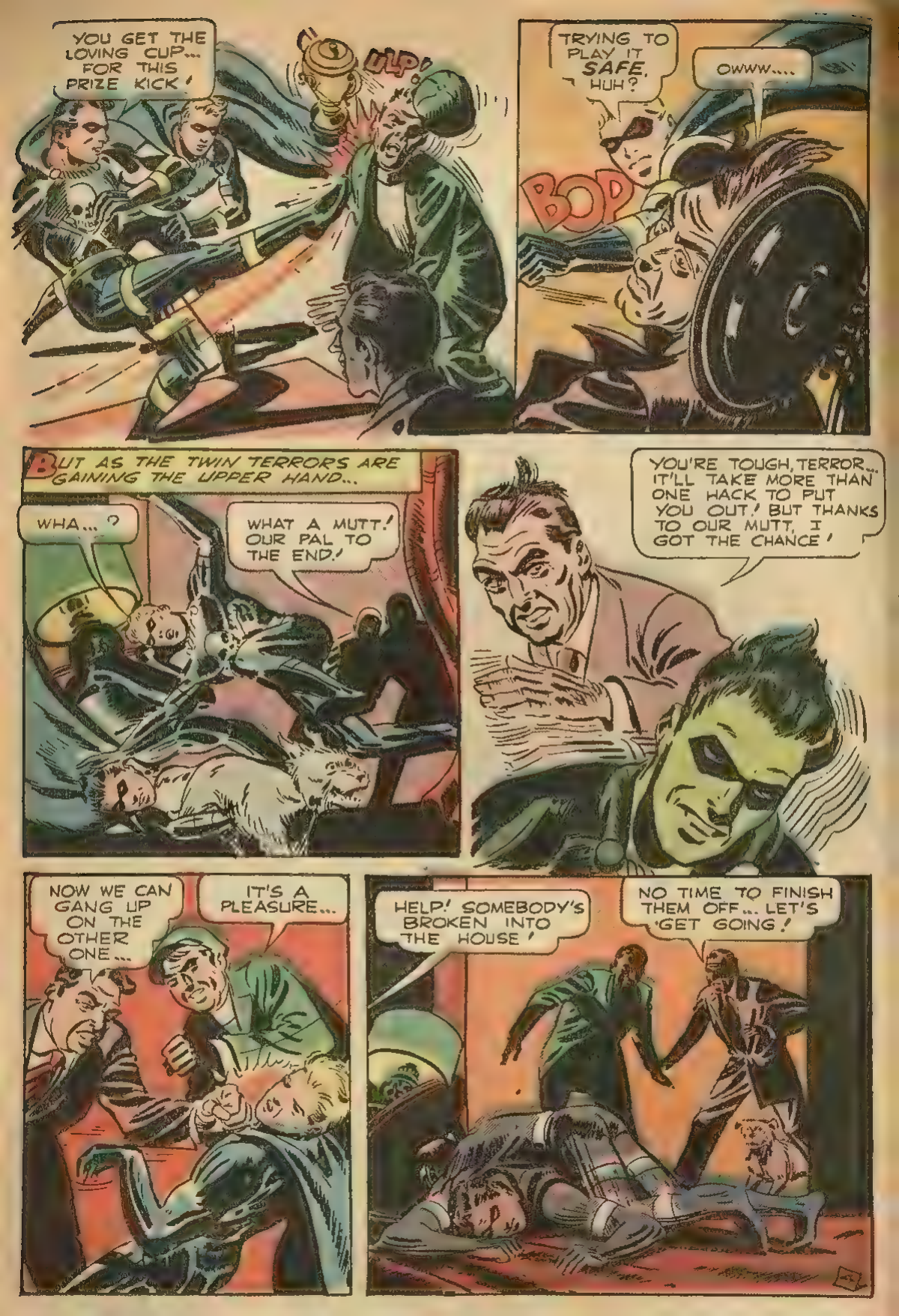 Black Terror, page 24. Black Terror. Public domain in the United States. Intended scans: Digital Comic Museum and Comic Book Plus. https://digitalcomicmuseum.com/