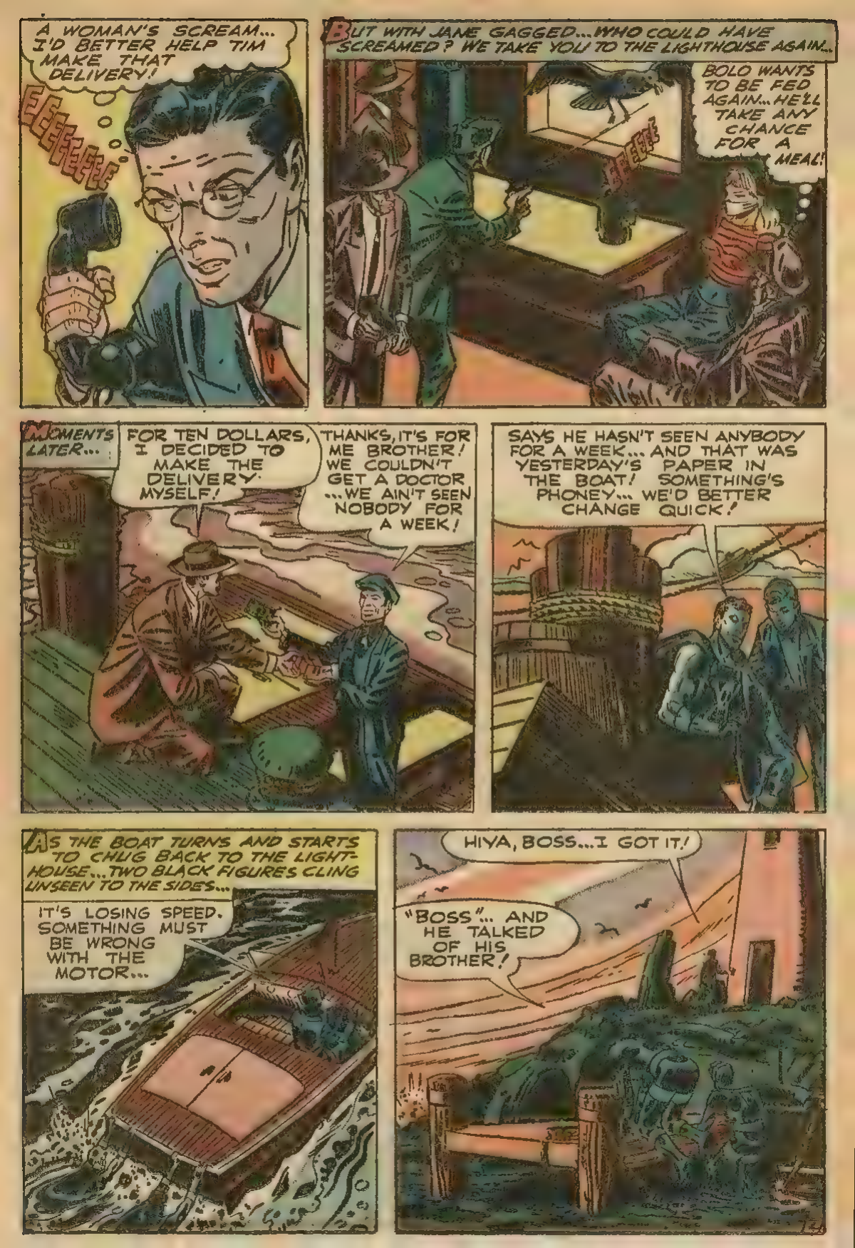 Black Terror, page 32. Black Terror. Public domain in the United States. Intended scans: Digital Comic Museum and Comic Book Plus. https://digitalcomicmuseum.com/