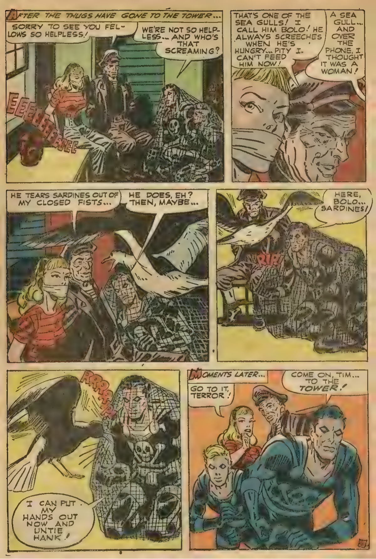 Black Terror, page 34. Black Terror. Public domain in the United States. Intended scans: Digital Comic Museum and Comic Book Plus. https://digitalcomicmuseum.com/