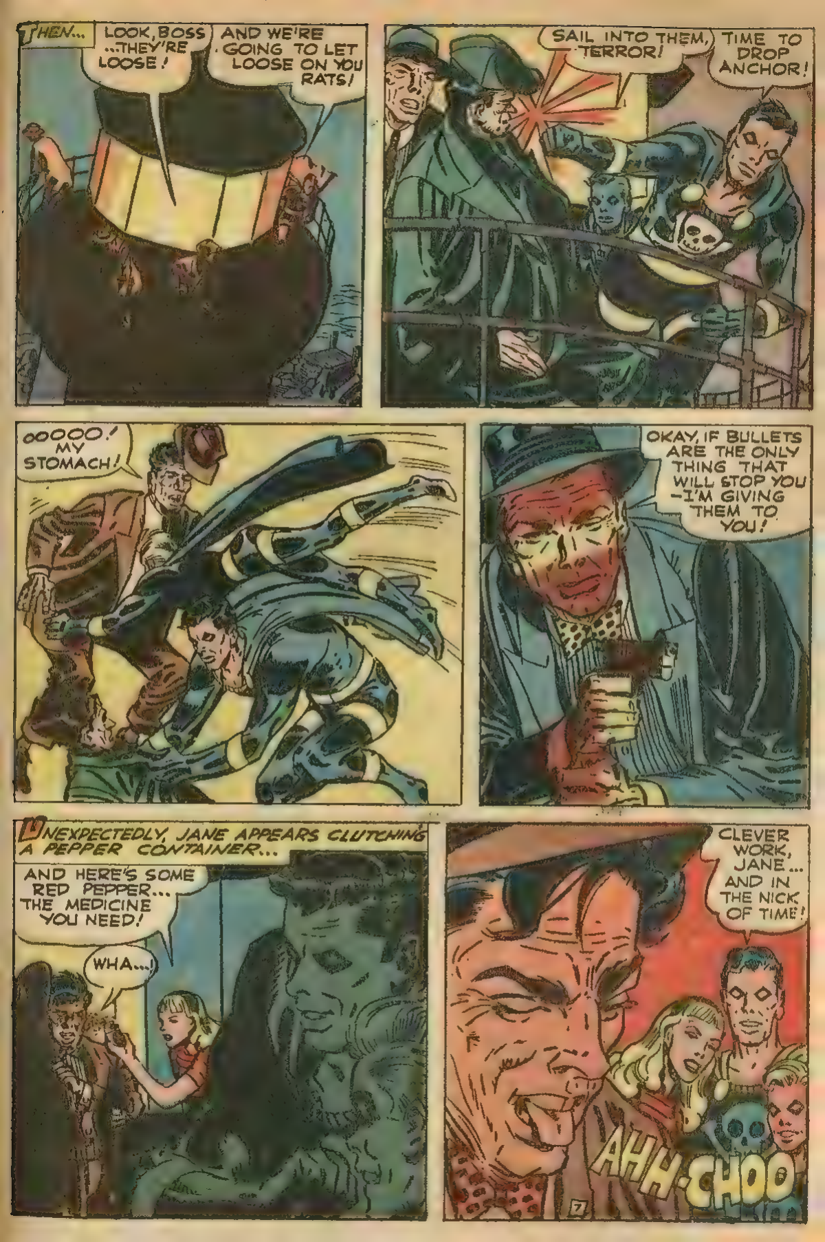Black Terror, page 35. Black Terror. Public domain in the United States. Intended scans: Digital Comic Museum and Comic Book Plus. https://digitalcomicmuseum.com/