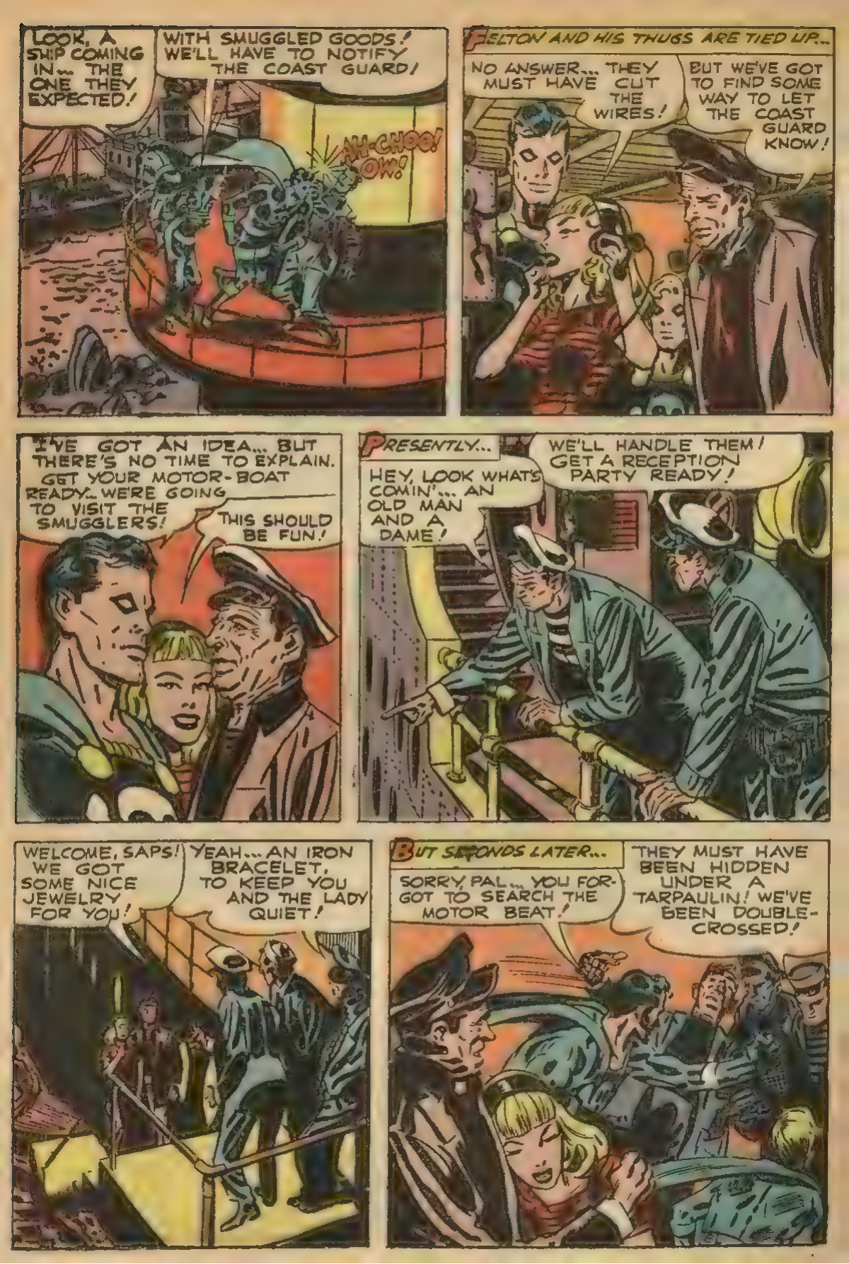 Black Terror, page 36. Black Terror. Public domain in the United States. Intended scans: Digital Comic Museum and Comic Book Plus. https://digitalcomicmuseum.com/