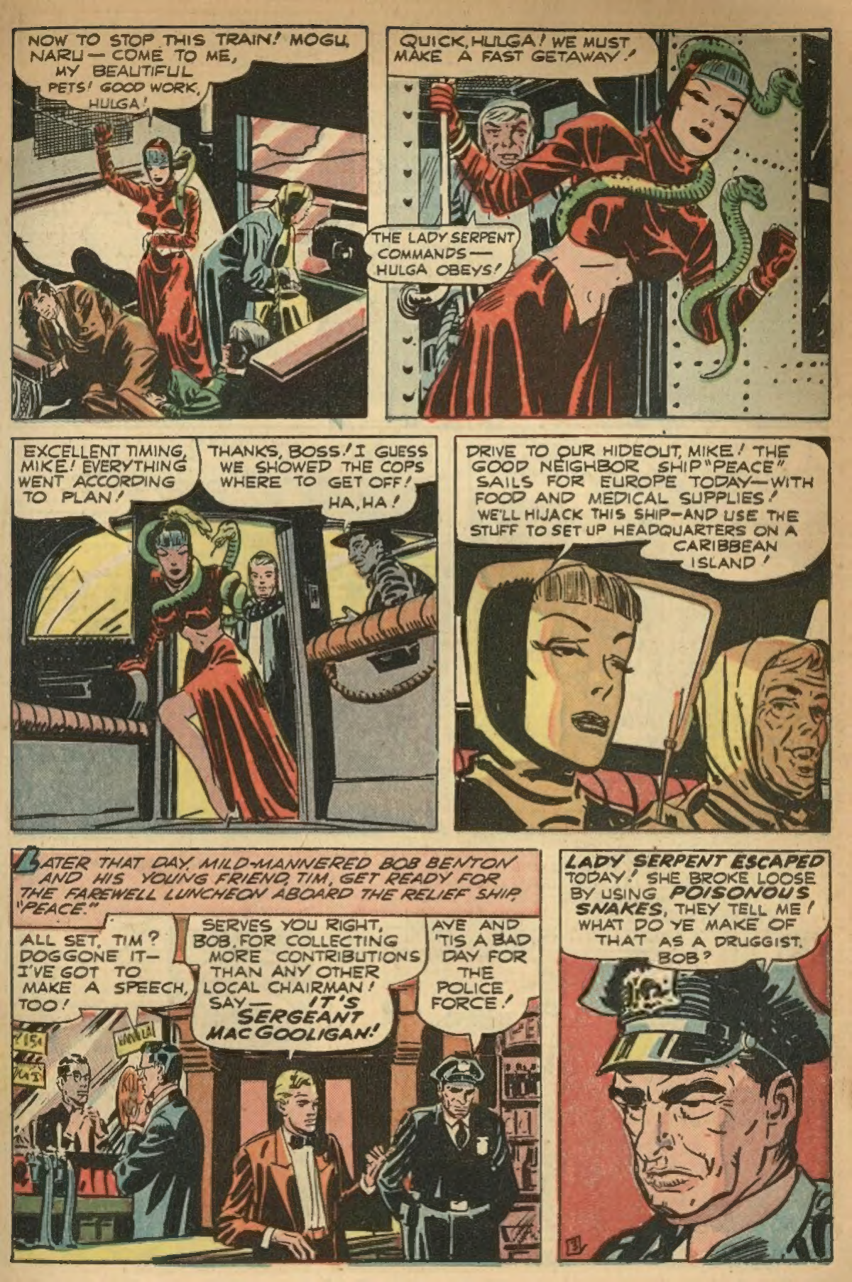 Black Terror, page 5. Black Terror. Public domain in the United States. Intended scans: Digital Comic Museum and Comic Book Plus. https://digitalcomicmuseum.com/