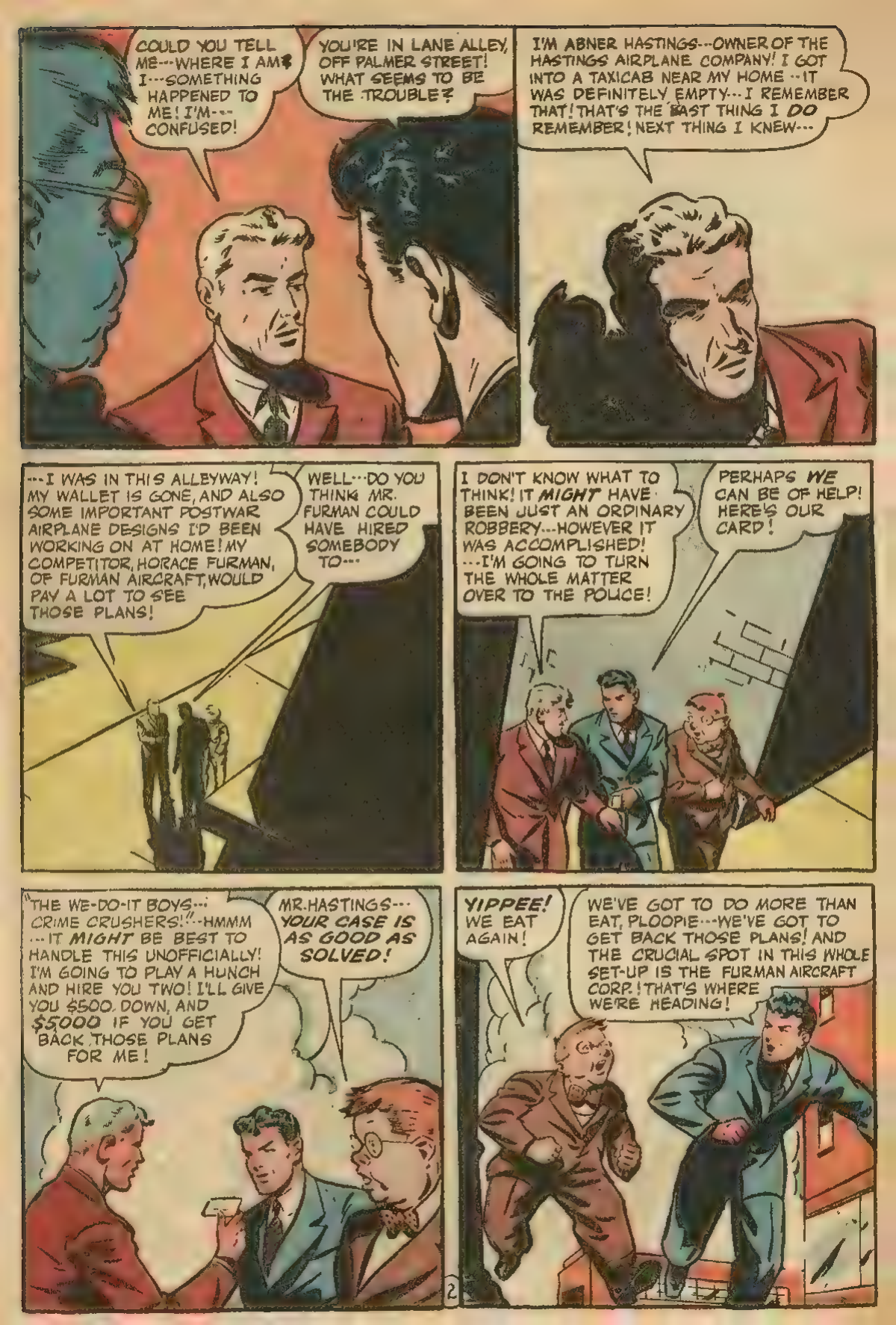 Black Terror, page 42. Black Terror. Public domain in the United States. Intended scans: Digital Comic Museum and Comic Book Plus. https://digitalcomicmuseum.com/