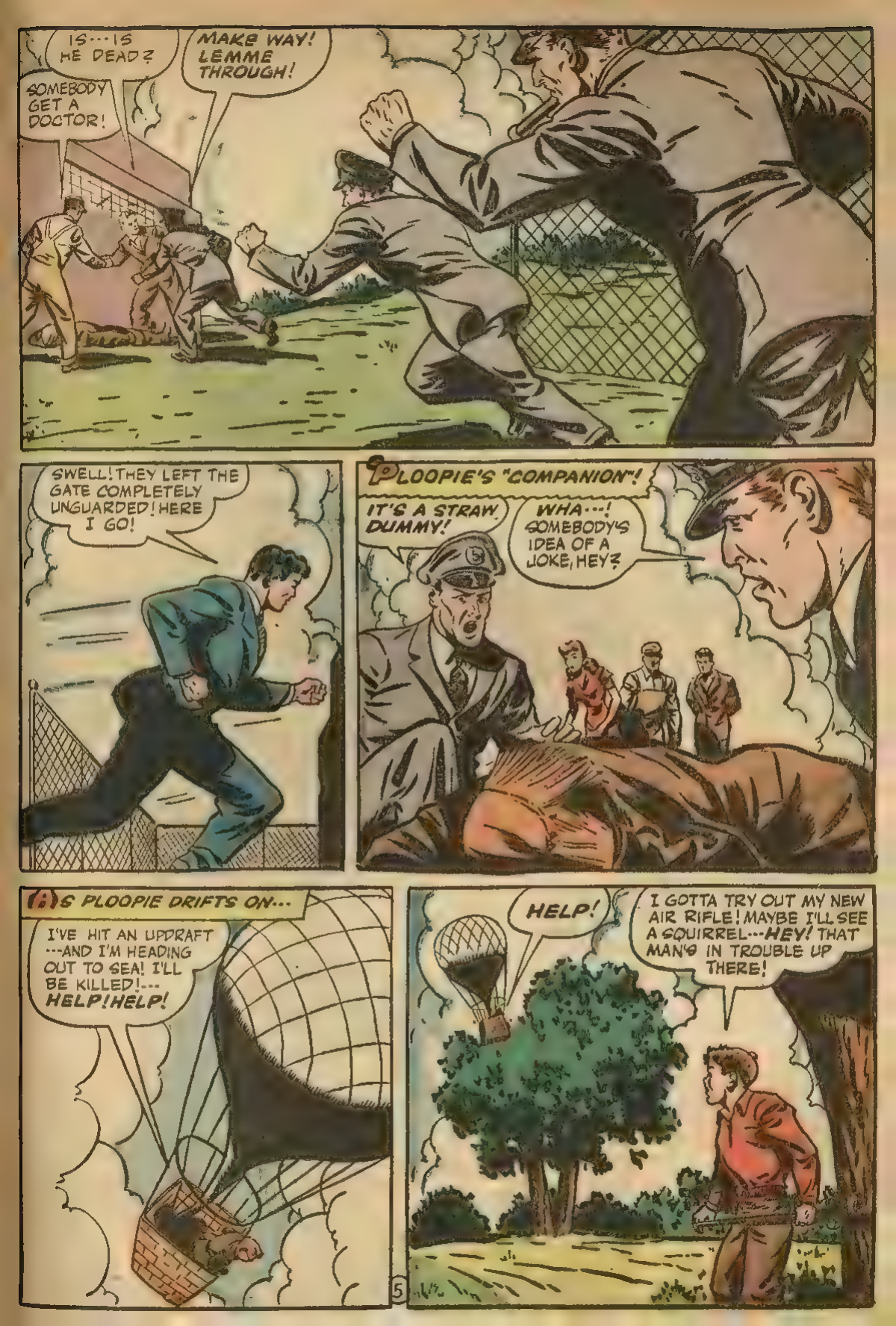 Black Terror, page 45. Black Terror. Public domain in the United States. Intended scans: Digital Comic Museum and Comic Book Plus. https://digitalcomicmuseum.com/