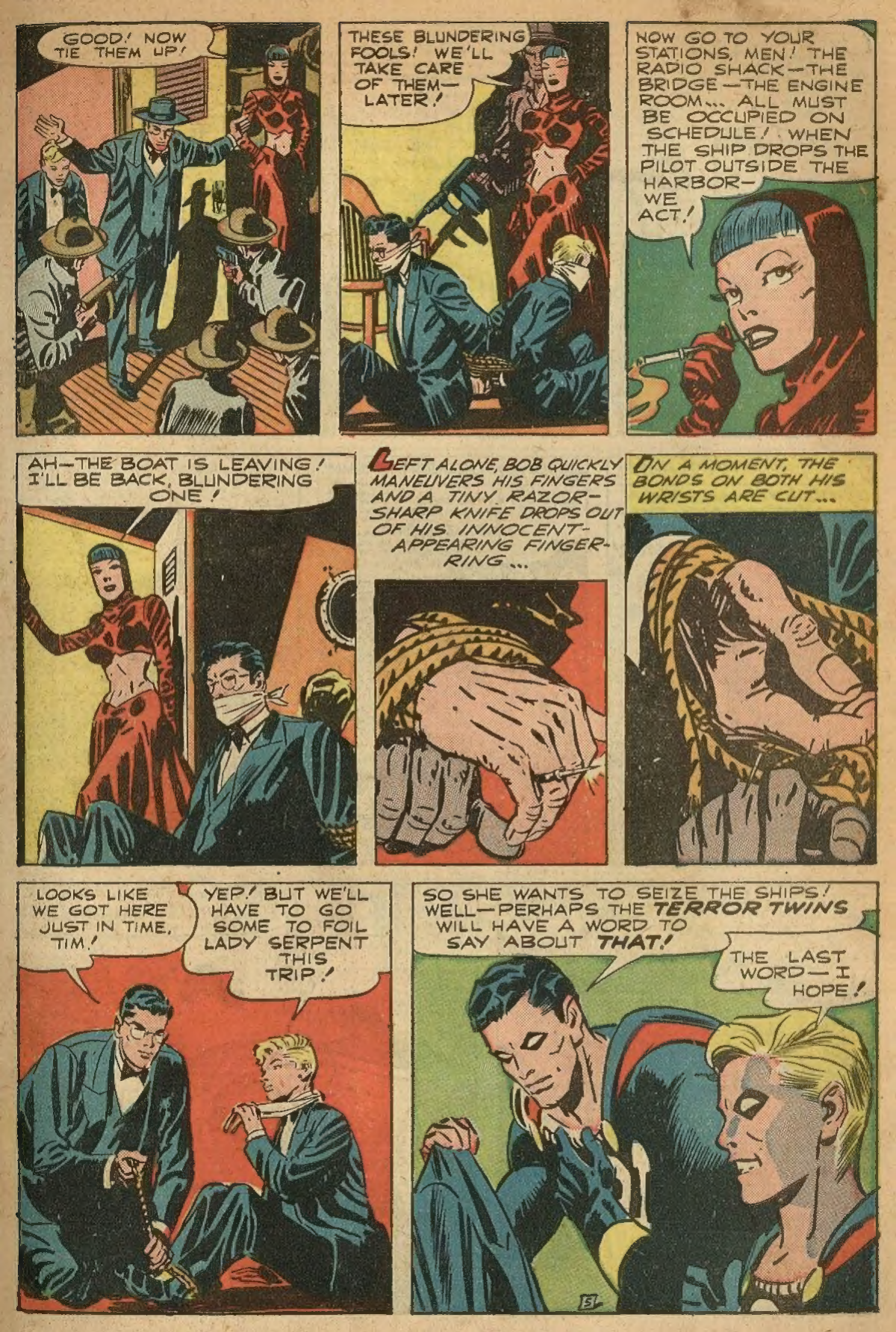 Black Terror, page 7. Black Terror. Public domain in the United States. Intended scans: Digital Comic Museum and Comic Book Plus. https://digitalcomicmuseum.com/