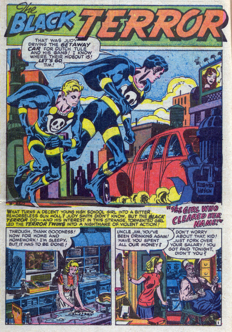 Black Terror, page 12. Black Terror. Public domain in the United States. Intended scans: Digital Comic Museum and Comic Book Plus. https://digitalcomicmuseum.com/