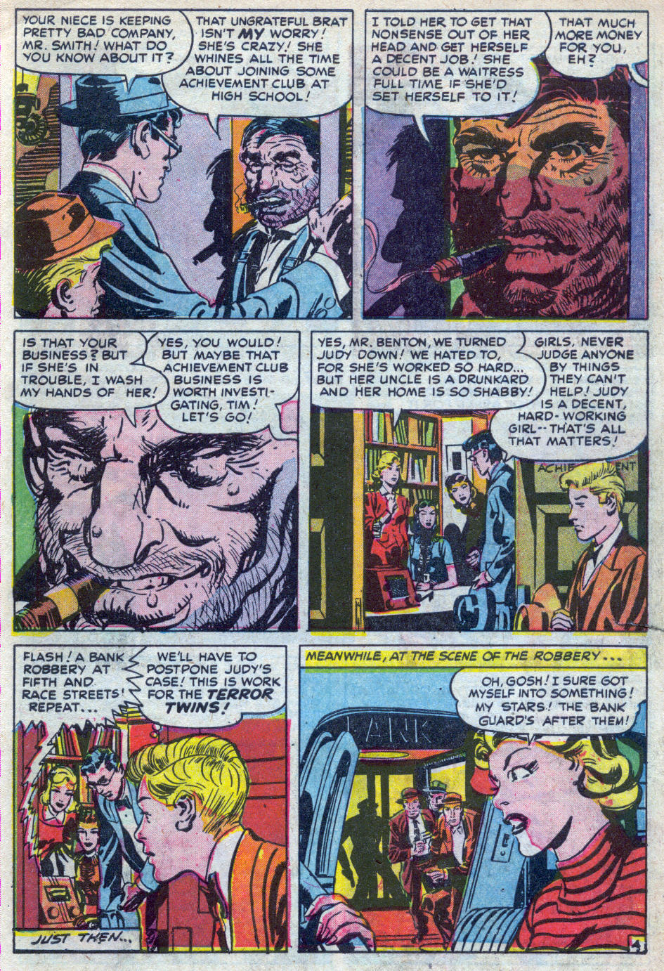 Black Terror, page 15. Black Terror. Public domain in the United States. Intended scans: Digital Comic Museum and Comic Book Plus. https://digitalcomicmuseum.com/