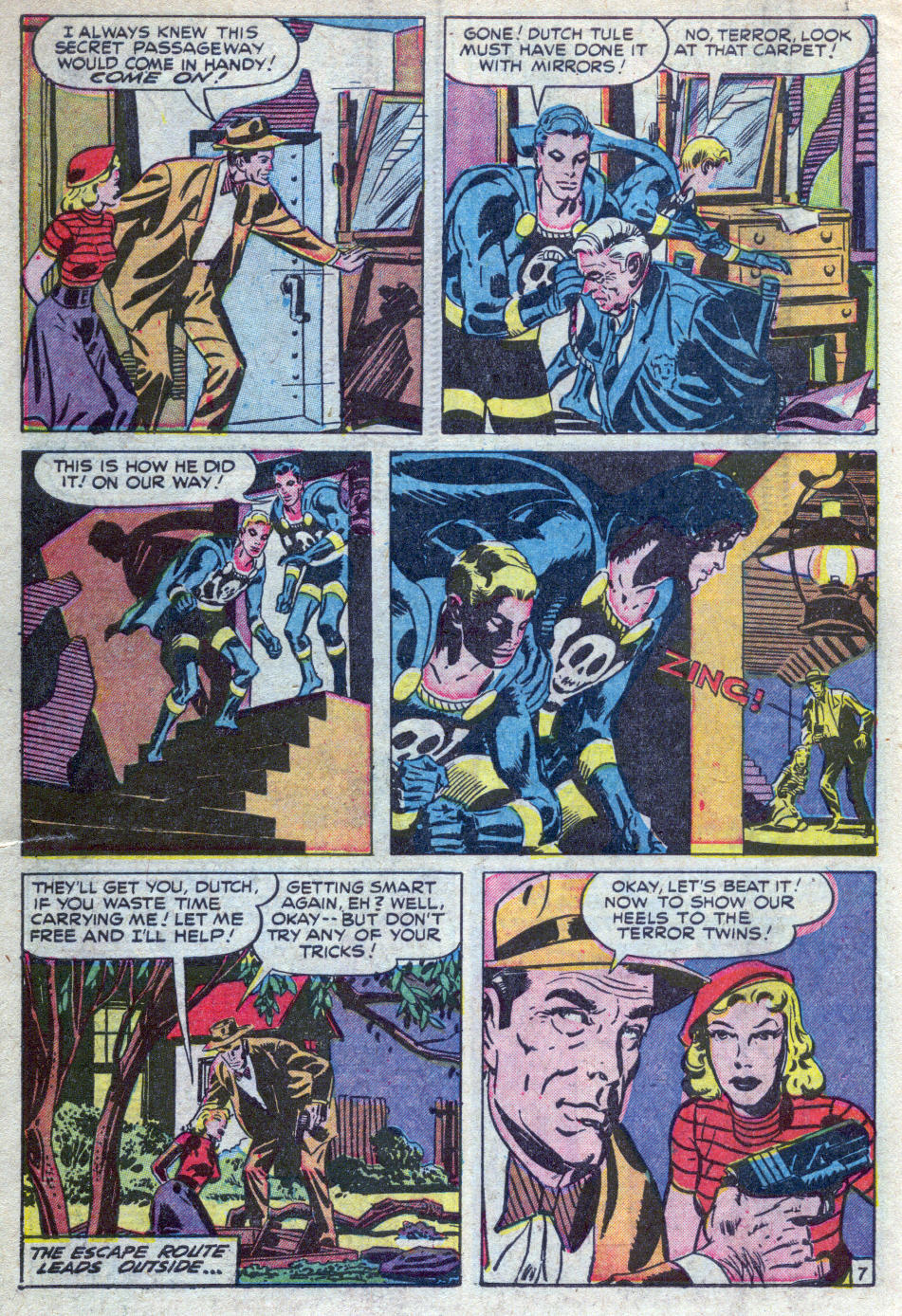 Black Terror, page 18. Black Terror. Public domain in the United States. Intended scans: Digital Comic Museum and Comic Book Plus. https://digitalcomicmuseum.com/