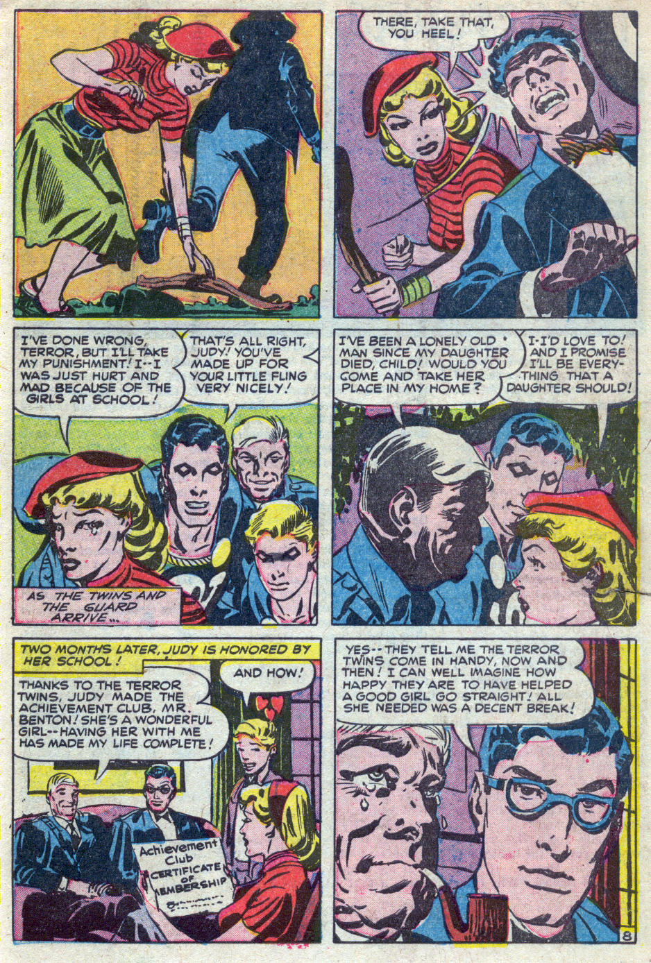 Black Terror, page 19. Black Terror. Public domain in the United States. Intended scans: Digital Comic Museum and Comic Book Plus. https://digitalcomicmuseum.com/