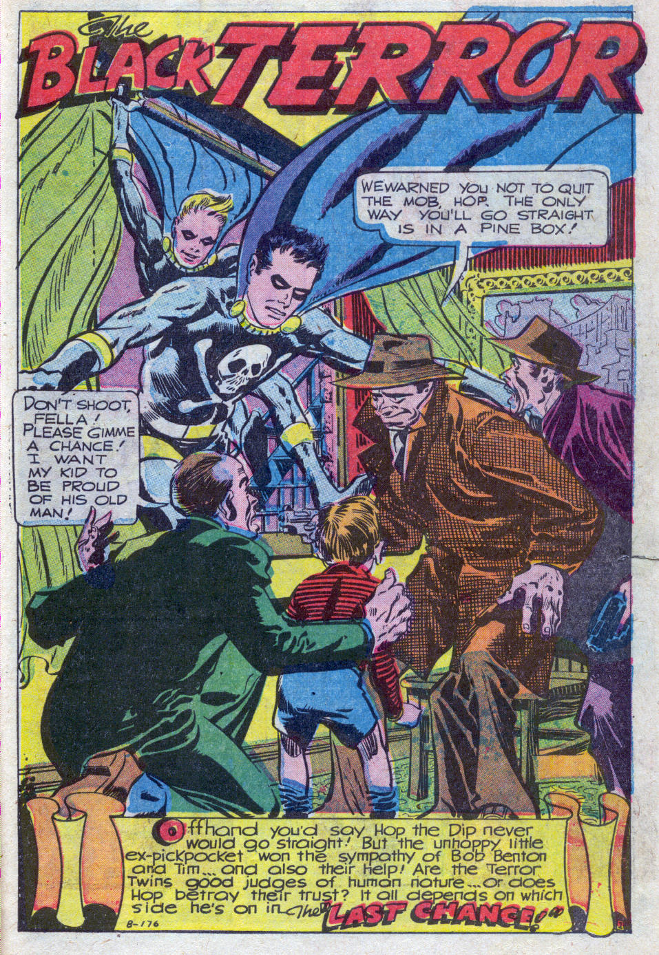 Black Terror, page 23. Black Terror. Public domain in the United States. Intended scans: Digital Comic Museum and Comic Book Plus. https://digitalcomicmuseum.com/