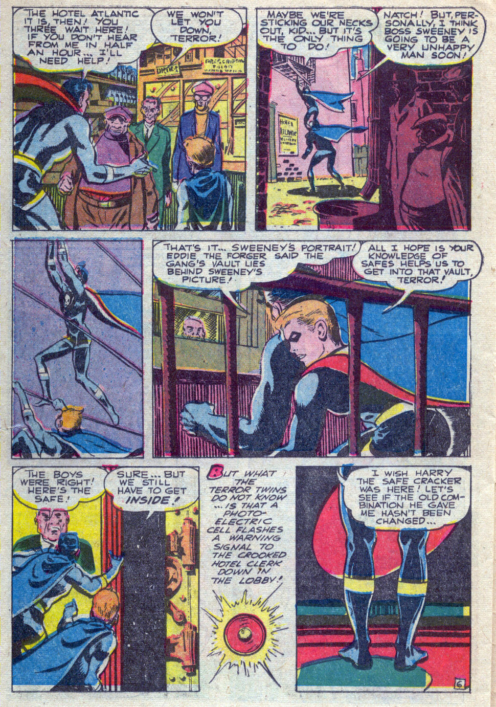 Black Terror, page 28. Black Terror. Public domain in the United States. Intended scans: Digital Comic Museum and Comic Book Plus. https://digitalcomicmuseum.com/