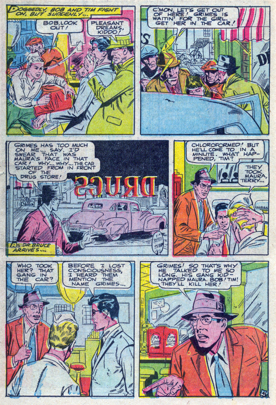 Black Terror, page 6. Black Terror. Public domain in the United States. Intended scans: Digital Comic Museum and Comic Book Plus. https://digitalcomicmuseum.com/