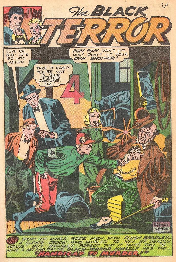Black Terror, page 12. Black Terror. Public domain in the United States. Intended scans: Digital Comic Museum and Comic Book Plus. https://digitalcomicmuseum.com/