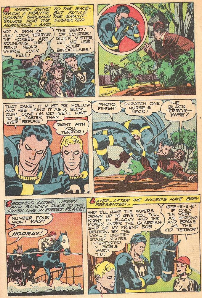 Black Terror, page 20. Black Terror. Public domain in the United States. Intended scans: Digital Comic Museum and Comic Book Plus. https://digitalcomicmuseum.com/