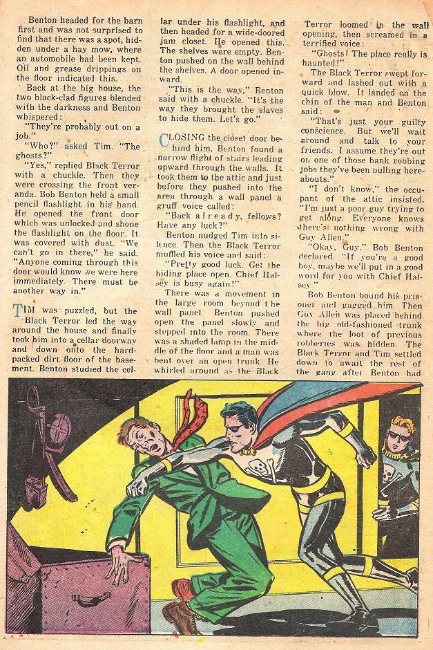 Black Terror, page 22. Black Terror. Public domain in the United States. Intended scans: Digital Comic Museum and Comic Book Plus. https://digitalcomicmuseum.com/