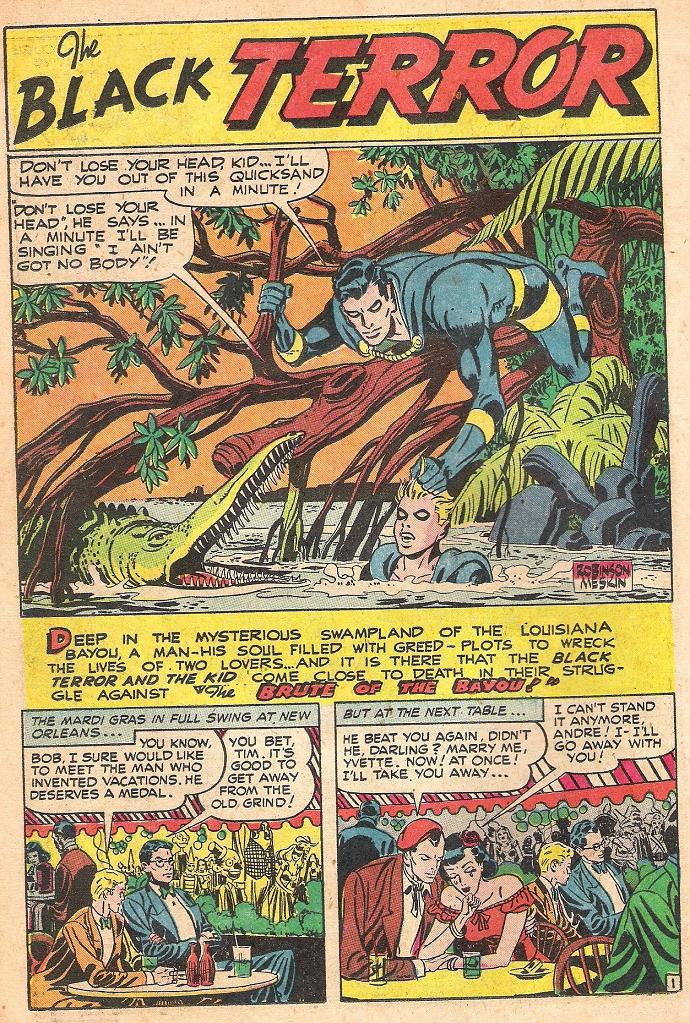 Black Terror, page 24. Black Terror. Public domain in the United States. Intended scans: Digital Comic Museum and Comic Book Plus. https://digitalcomicmuseum.com/