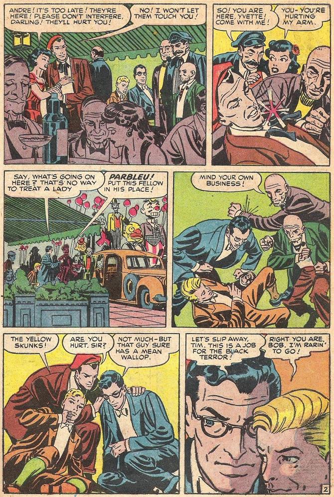 Black Terror, page 25. Black Terror. Public domain in the United States. Intended scans: Digital Comic Museum and Comic Book Plus. https://digitalcomicmuseum.com/