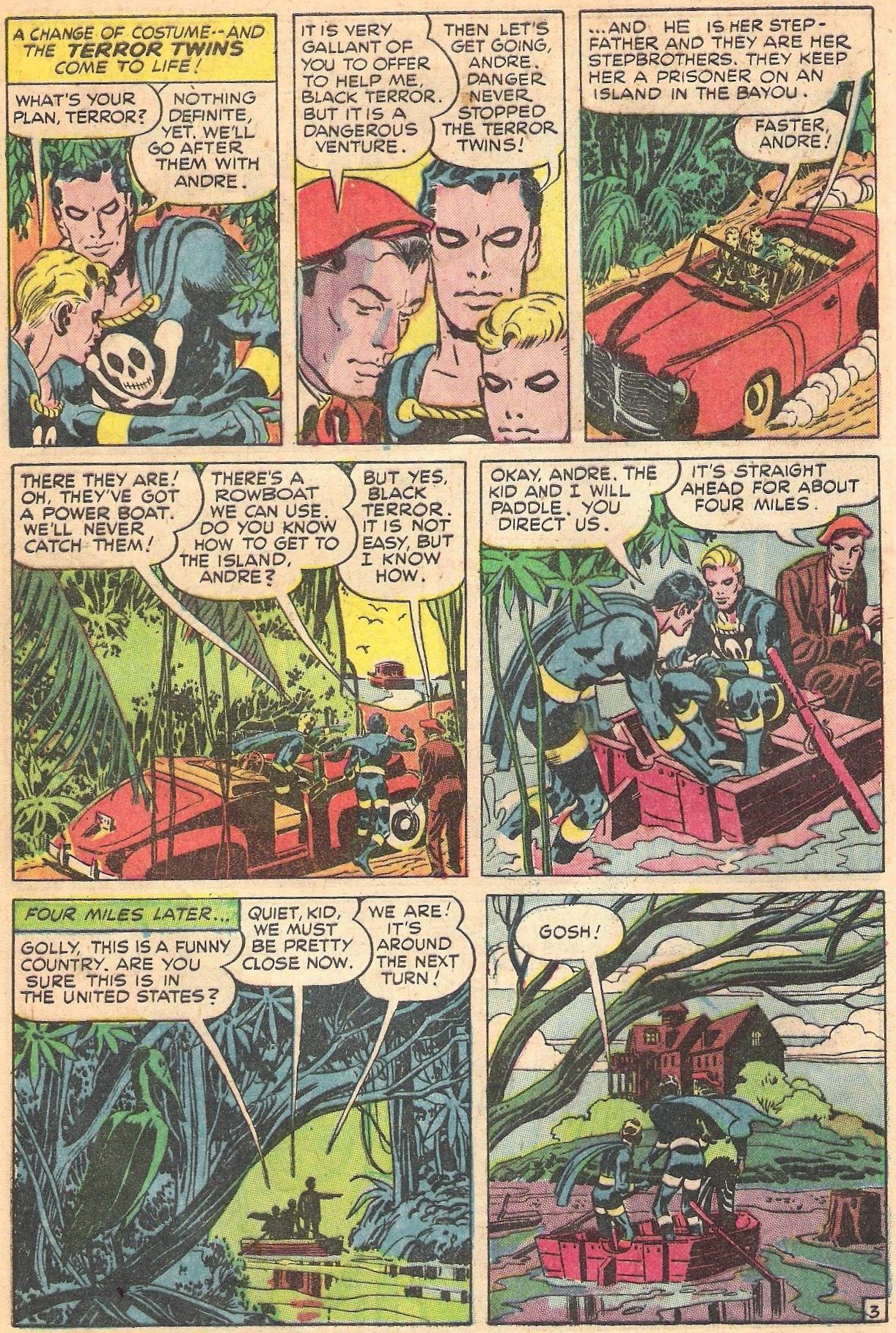Black Terror, page 26. Black Terror. Public domain in the United States. Intended scans: Digital Comic Museum and Comic Book Plus. https://digitalcomicmuseum.com/