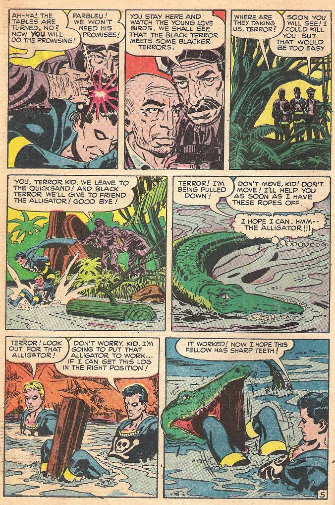 Black Terror, page 28. Black Terror. Public domain in the United States. Intended scans: Digital Comic Museum and Comic Book Plus. https://digitalcomicmuseum.com/