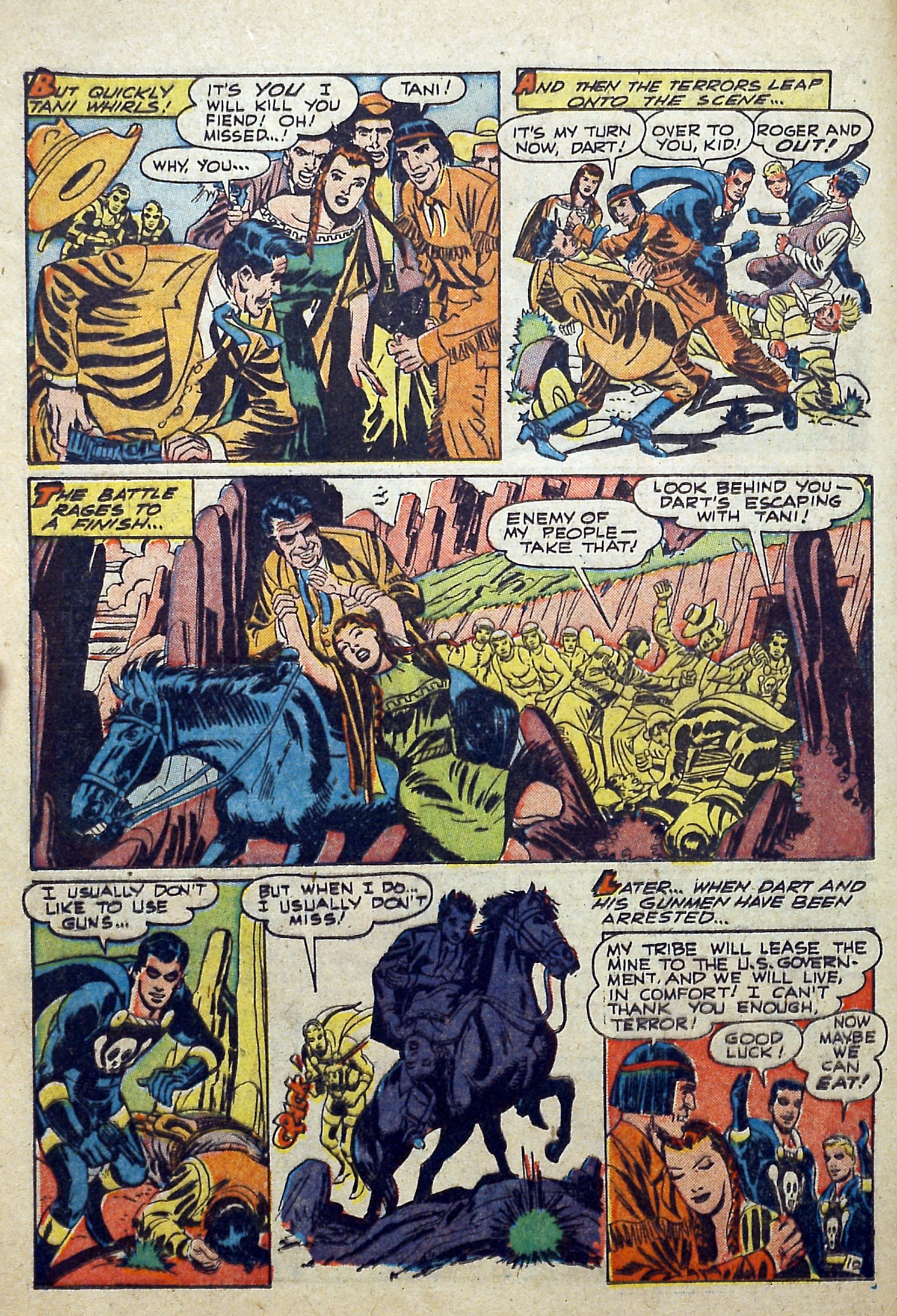Black Terror, page 12. Black Terror. Public domain in the United States. Intended scans: Digital Comic Museum and Comic Book Plus. https://digitalcomicmuseum.com/