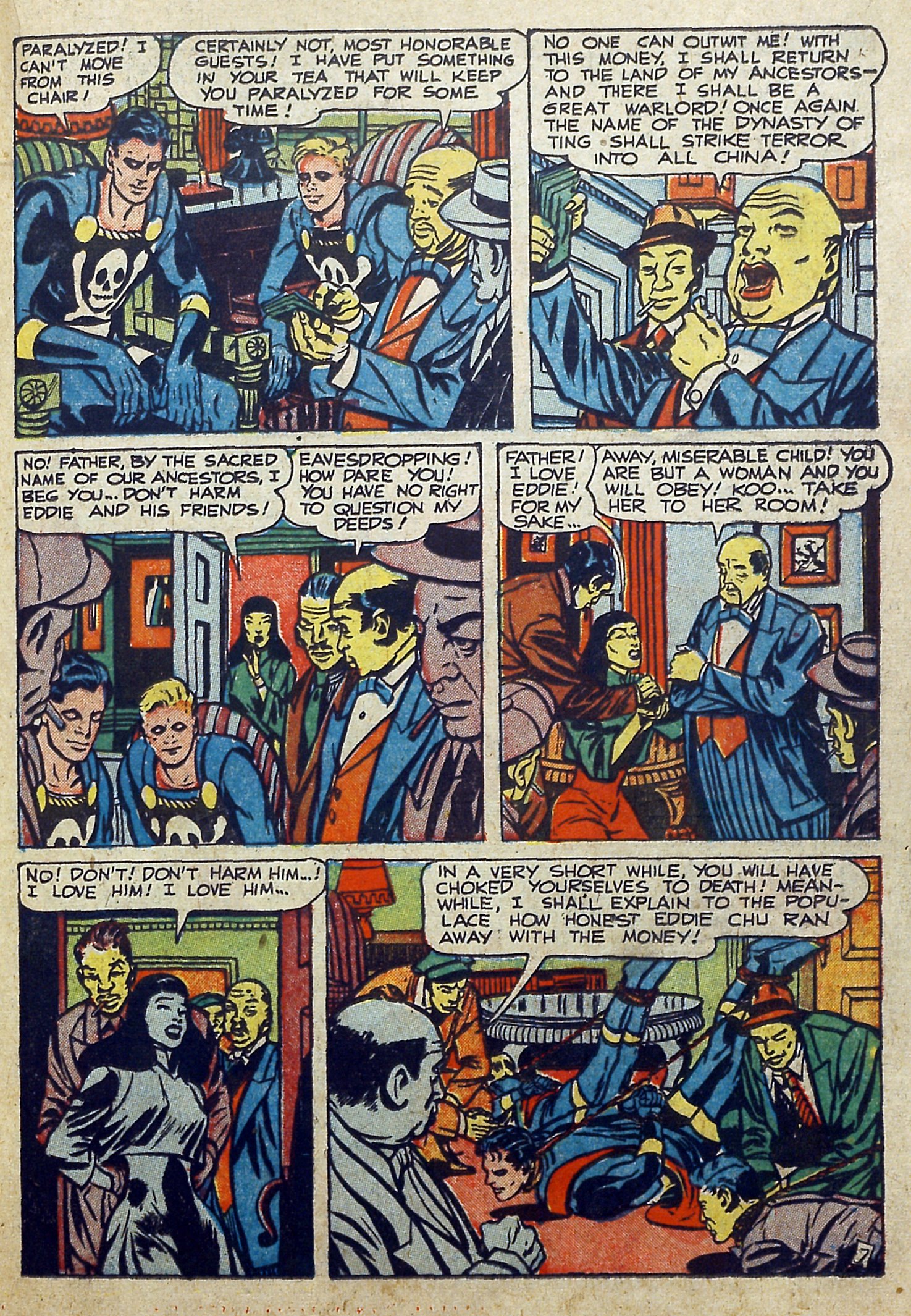 Black Terror, page 19. Black Terror. Public domain in the United States. Intended scans: Digital Comic Museum and Comic Book Plus. https://digitalcomicmuseum.com/