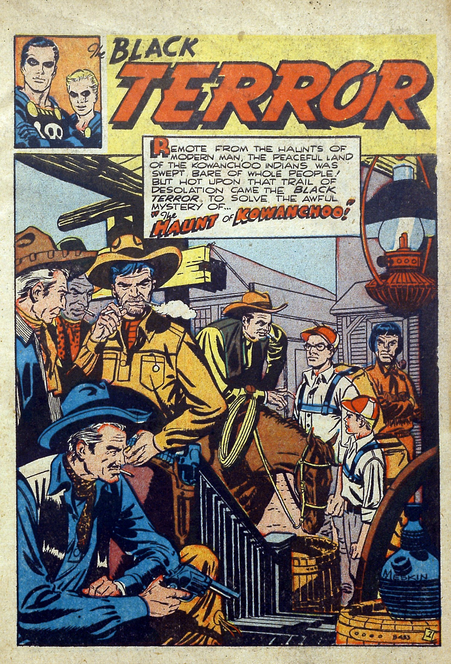 Black Terror, page 3. Black Terror. Public domain in the United States. Intended scans: Digital Comic Museum and Comic Book Plus. https://digitalcomicmuseum.com/