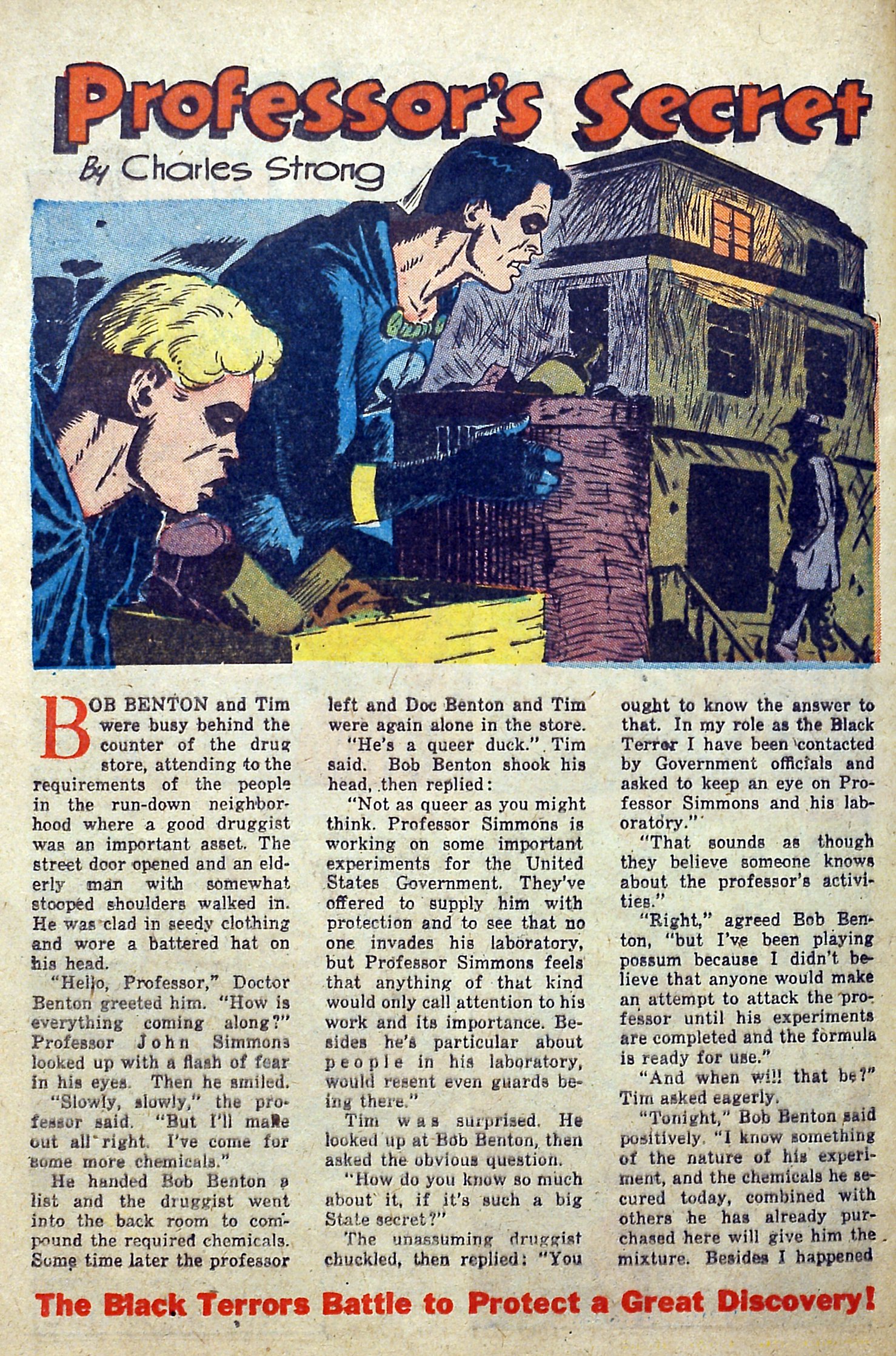 Black Terror, page 24. Black Terror. Public domain in the United States. Intended scans: Digital Comic Museum and Comic Book Plus. https://digitalcomicmuseum.com/