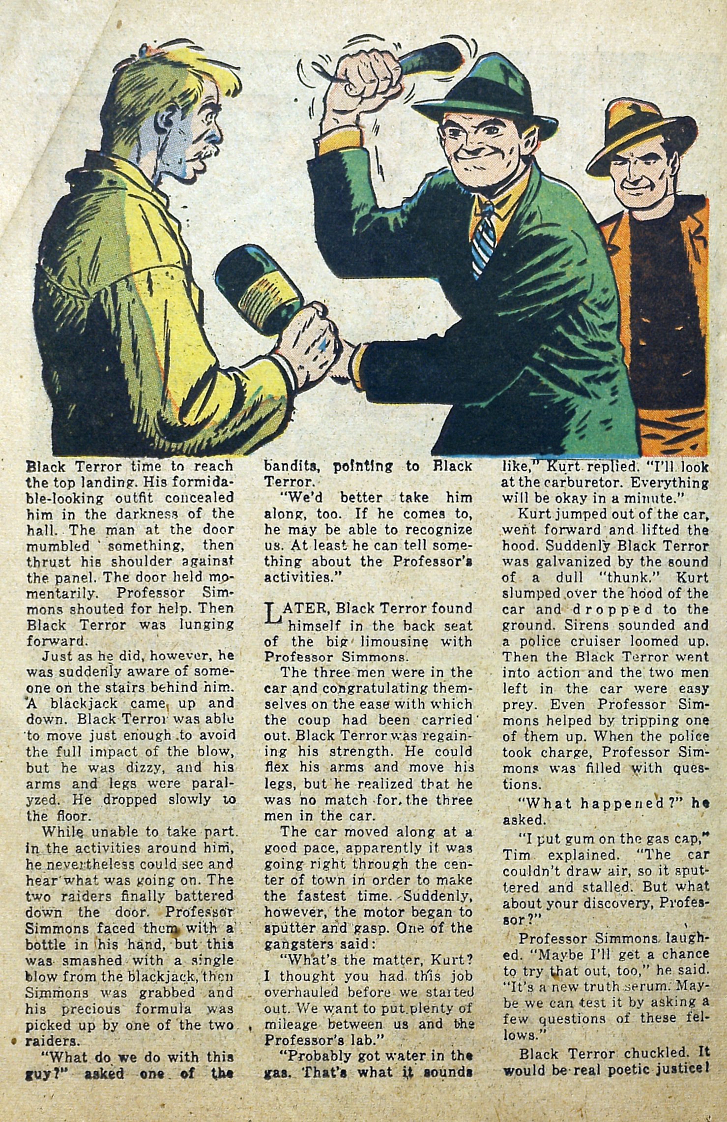 Black Terror, page 26. Black Terror. Public domain in the United States. Intended scans: Digital Comic Museum and Comic Book Plus. https://digitalcomicmuseum.com/