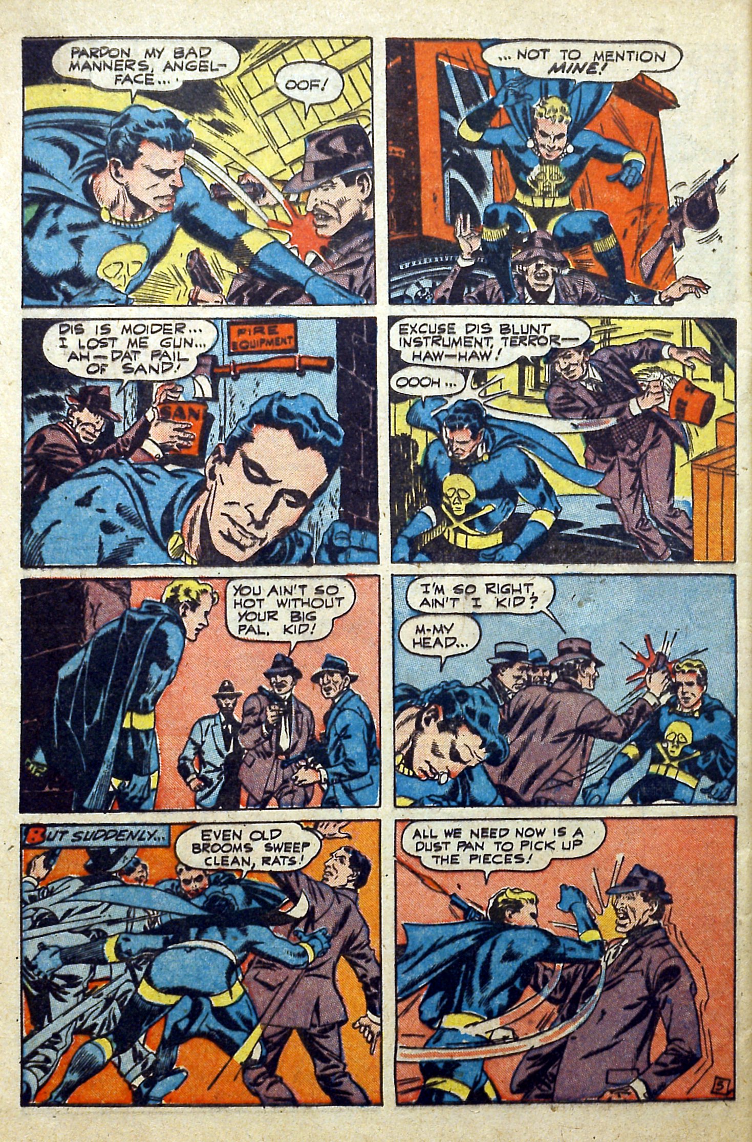 Black Terror, page 32. Black Terror. Public domain in the United States. Intended scans: Digital Comic Museum and Comic Book Plus. https://digitalcomicmuseum.com/