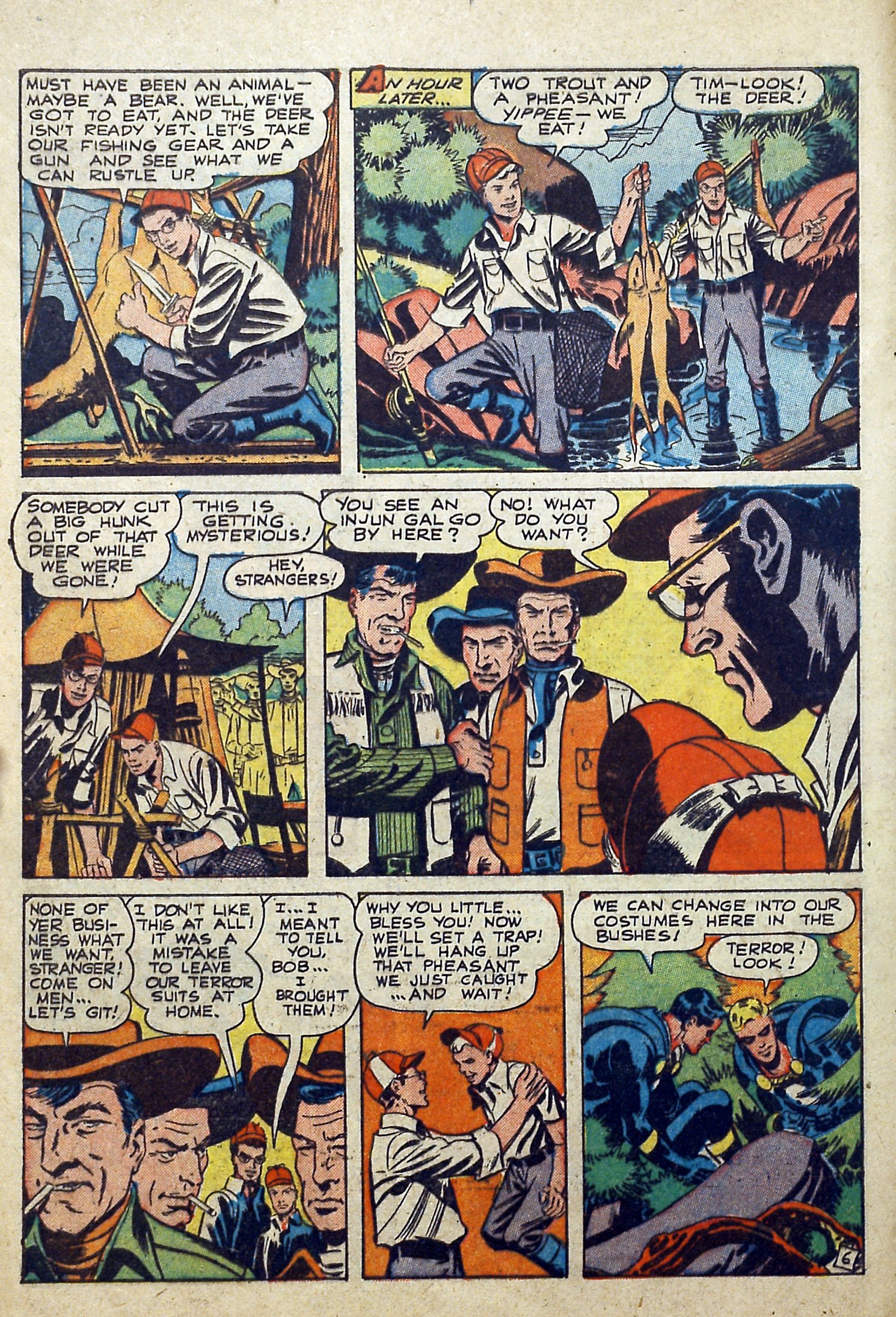 Black Terror, page 8. Black Terror. Public domain in the United States. Intended scans: Digital Comic Museum and Comic Book Plus. https://digitalcomicmuseum.com/