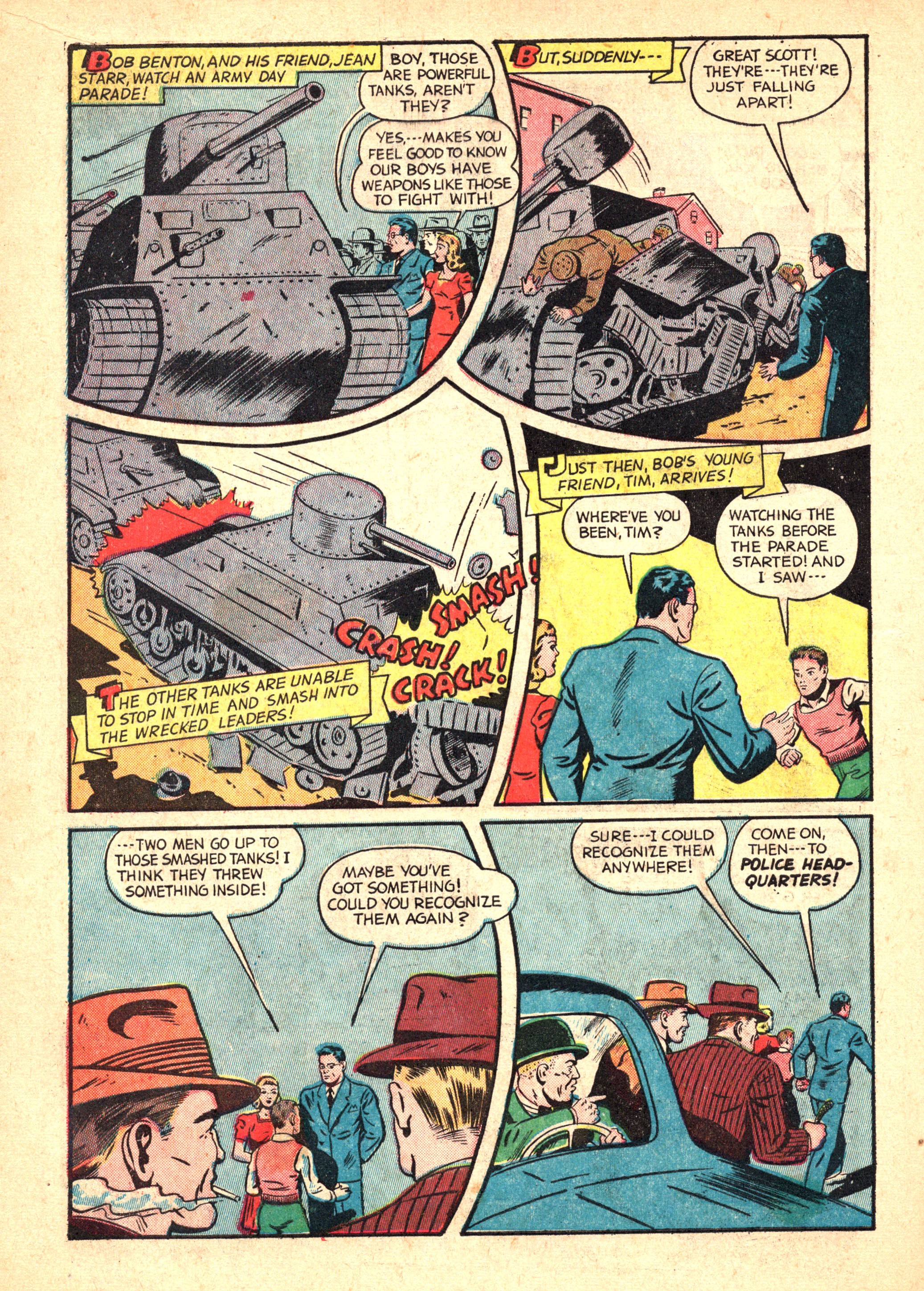 Black Terror, page 18. Black Terror. Public domain in the United States. Intended scans: Digital Comic Museum and Comic Book Plus. https://digitalcomicmuseum.com/