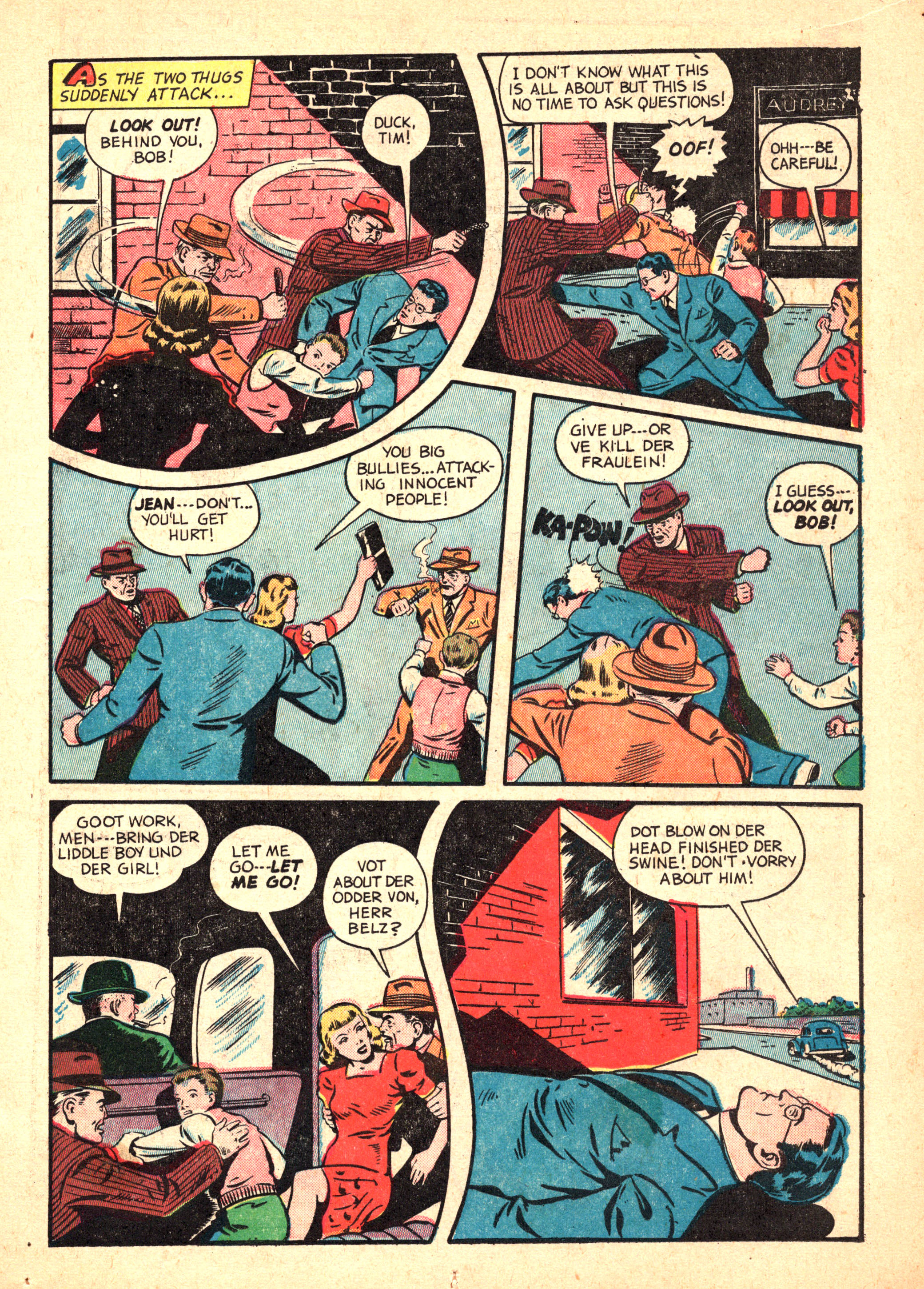 Black Terror, page 19. Black Terror. Public domain in the United States. Intended scans: Digital Comic Museum and Comic Book Plus. https://digitalcomicmuseum.com/