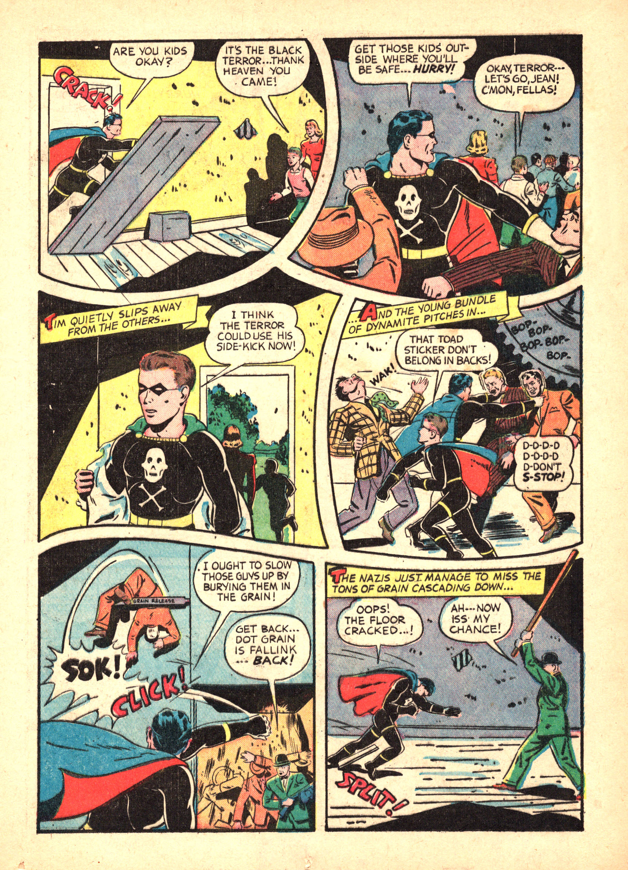 Black Terror, page 25. Black Terror. Public domain in the United States. Intended scans: Digital Comic Museum and Comic Book Plus. https://digitalcomicmuseum.com/