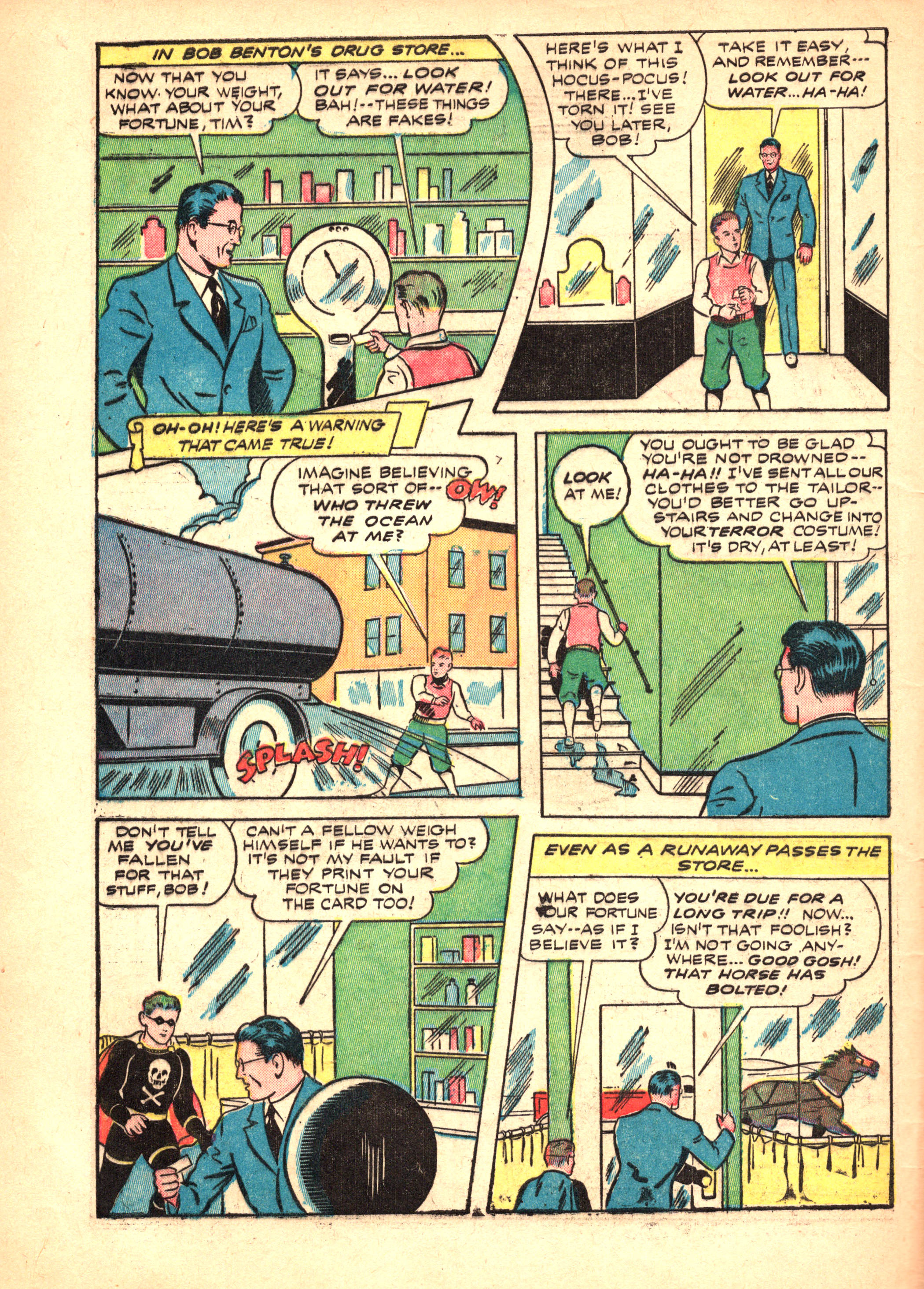 Black Terror, page 4. Black Terror. Public domain in the United States. Intended scans: Digital Comic Museum and Comic Book Plus. https://digitalcomicmuseum.com/