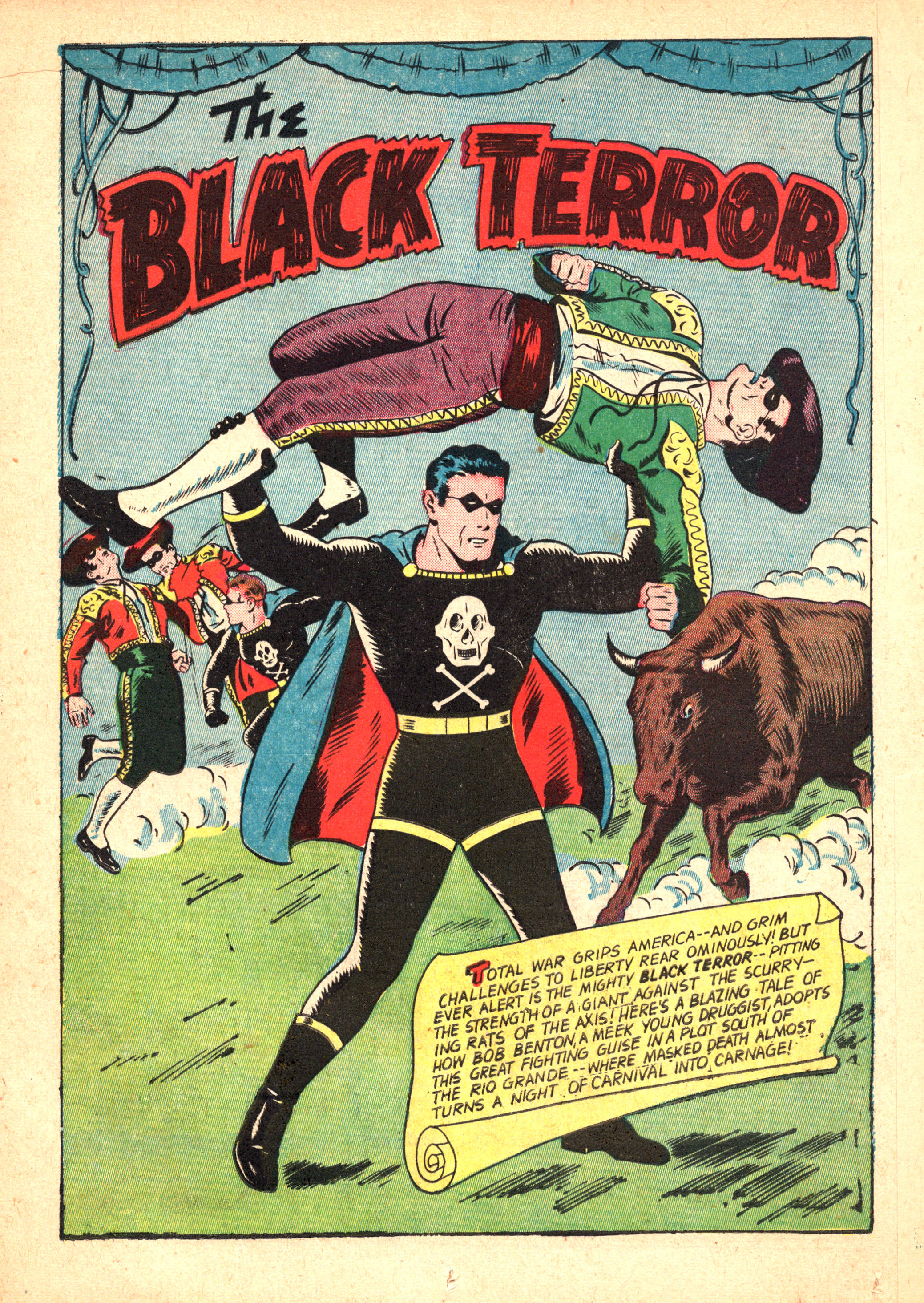 Black Terror, page 32. Black Terror. Public domain in the United States. Intended scans: Digital Comic Museum and Comic Book Plus. https://digitalcomicmuseum.com/
