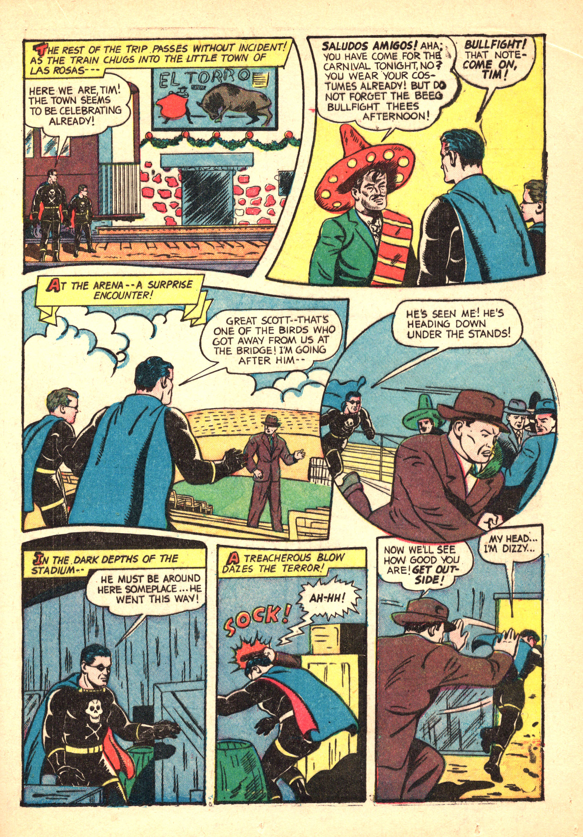 Black Terror, page 39. Black Terror. Public domain in the United States. Intended scans: Digital Comic Museum and Comic Book Plus. https://digitalcomicmuseum.com/