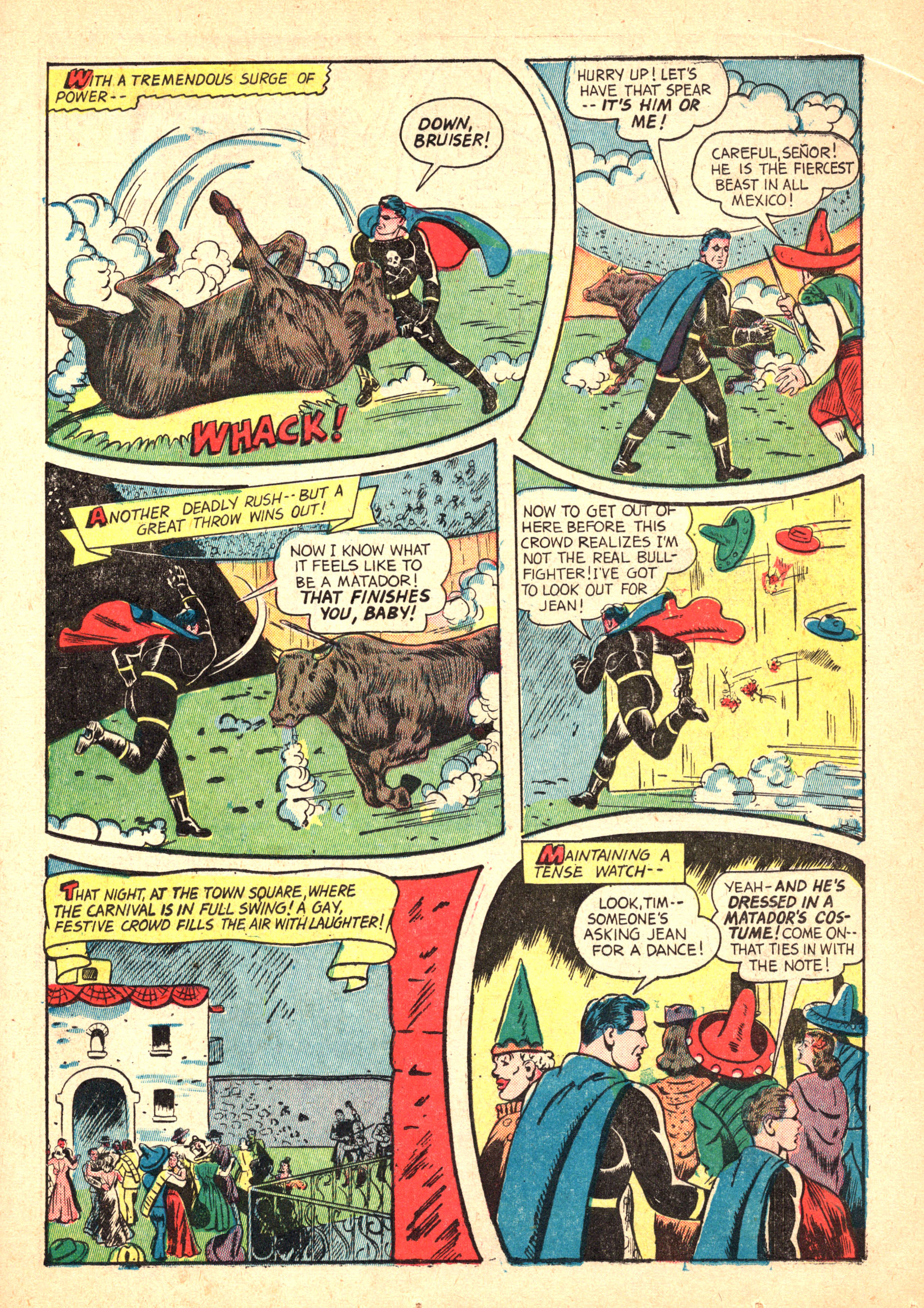 Black Terror, page 41. Black Terror. Public domain in the United States. Intended scans: Digital Comic Museum and Comic Book Plus. https://digitalcomicmuseum.com/
