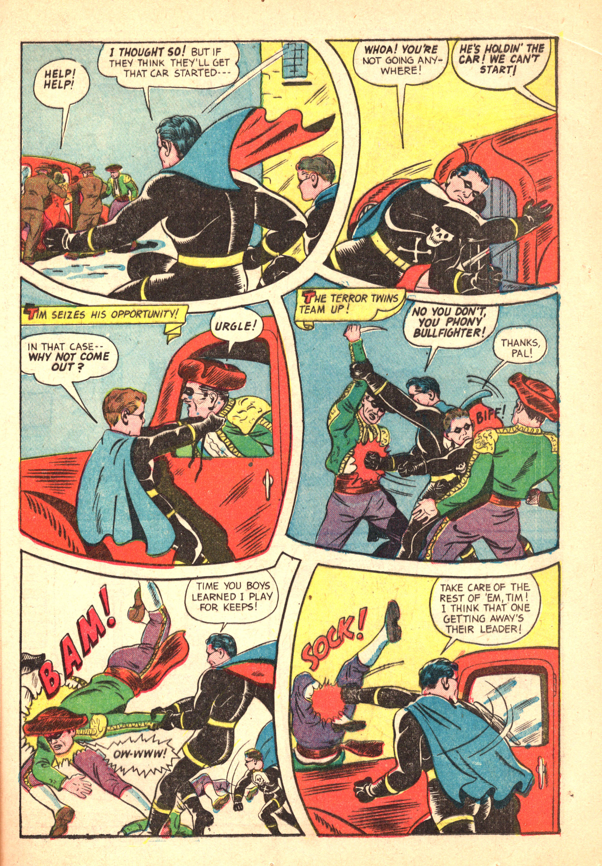 Black Terror, page 43. Black Terror. Public domain in the United States. Intended scans: Digital Comic Museum and Comic Book Plus. https://digitalcomicmuseum.com/