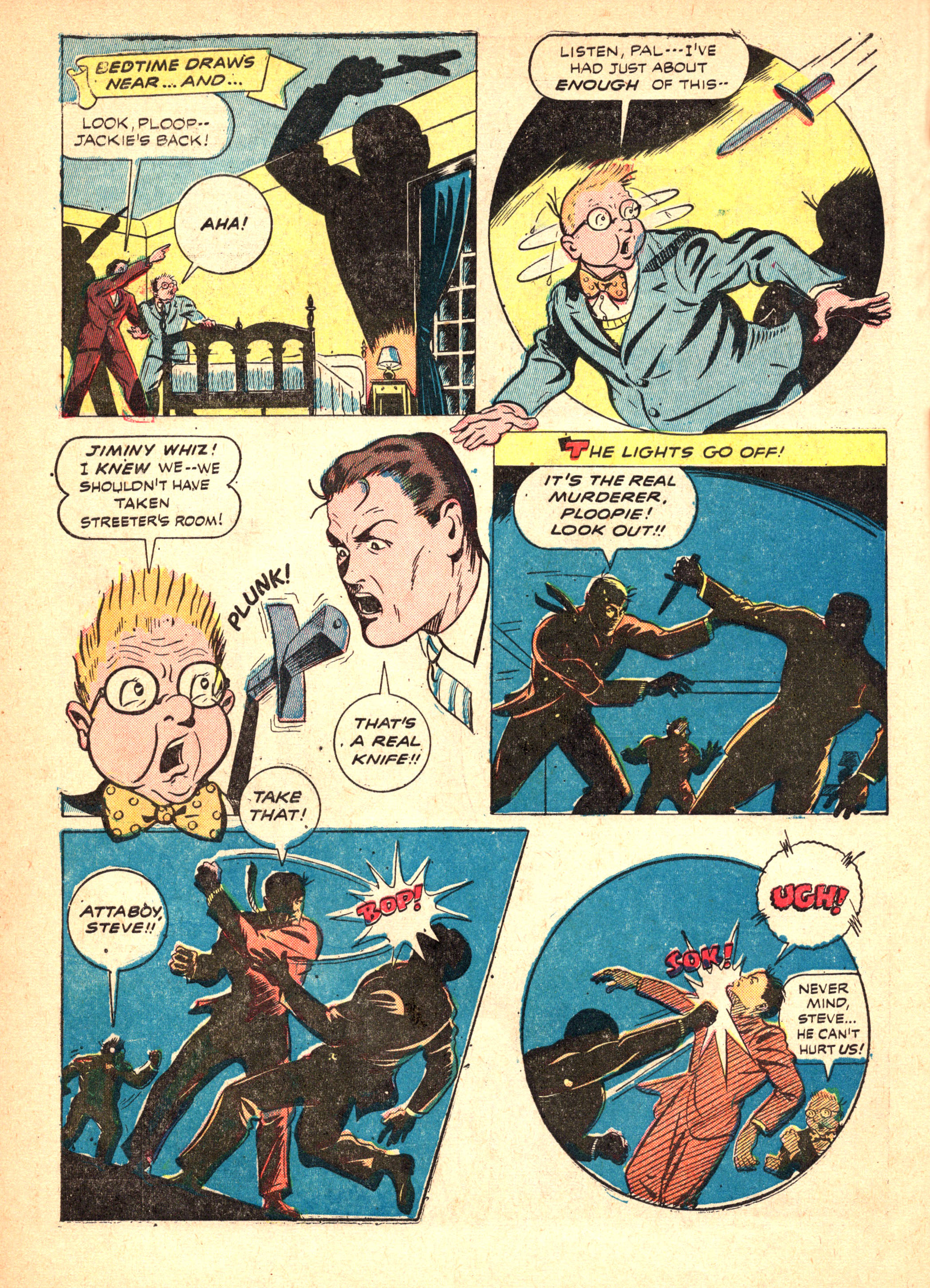 Black Terror, page 52. Black Terror. Public domain in the United States. Intended scans: Digital Comic Museum and Comic Book Plus. https://digitalcomicmuseum.com/