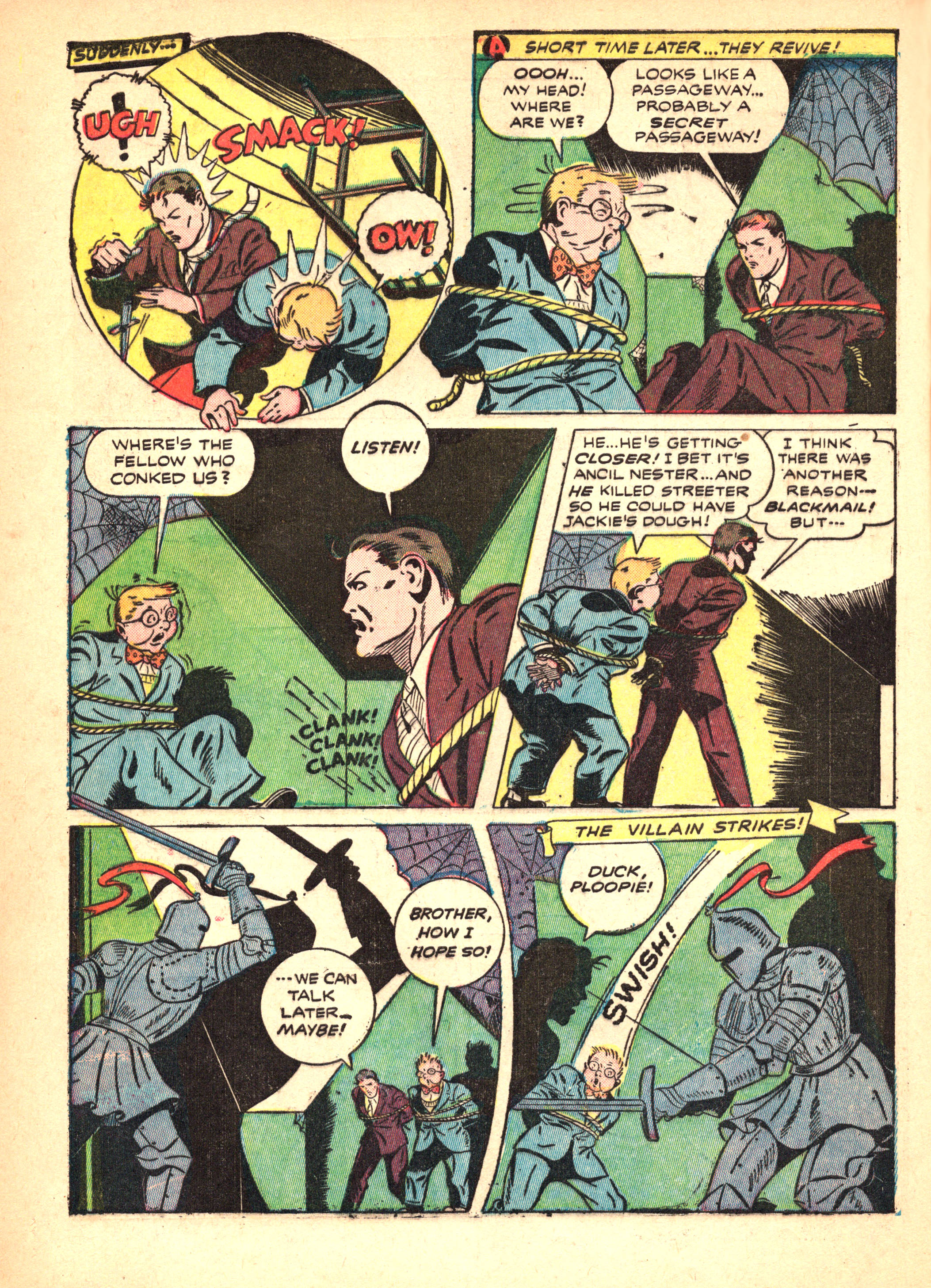 Black Terror, page 54. Black Terror. Public domain in the United States. Intended scans: Digital Comic Museum and Comic Book Plus. https://digitalcomicmuseum.com/