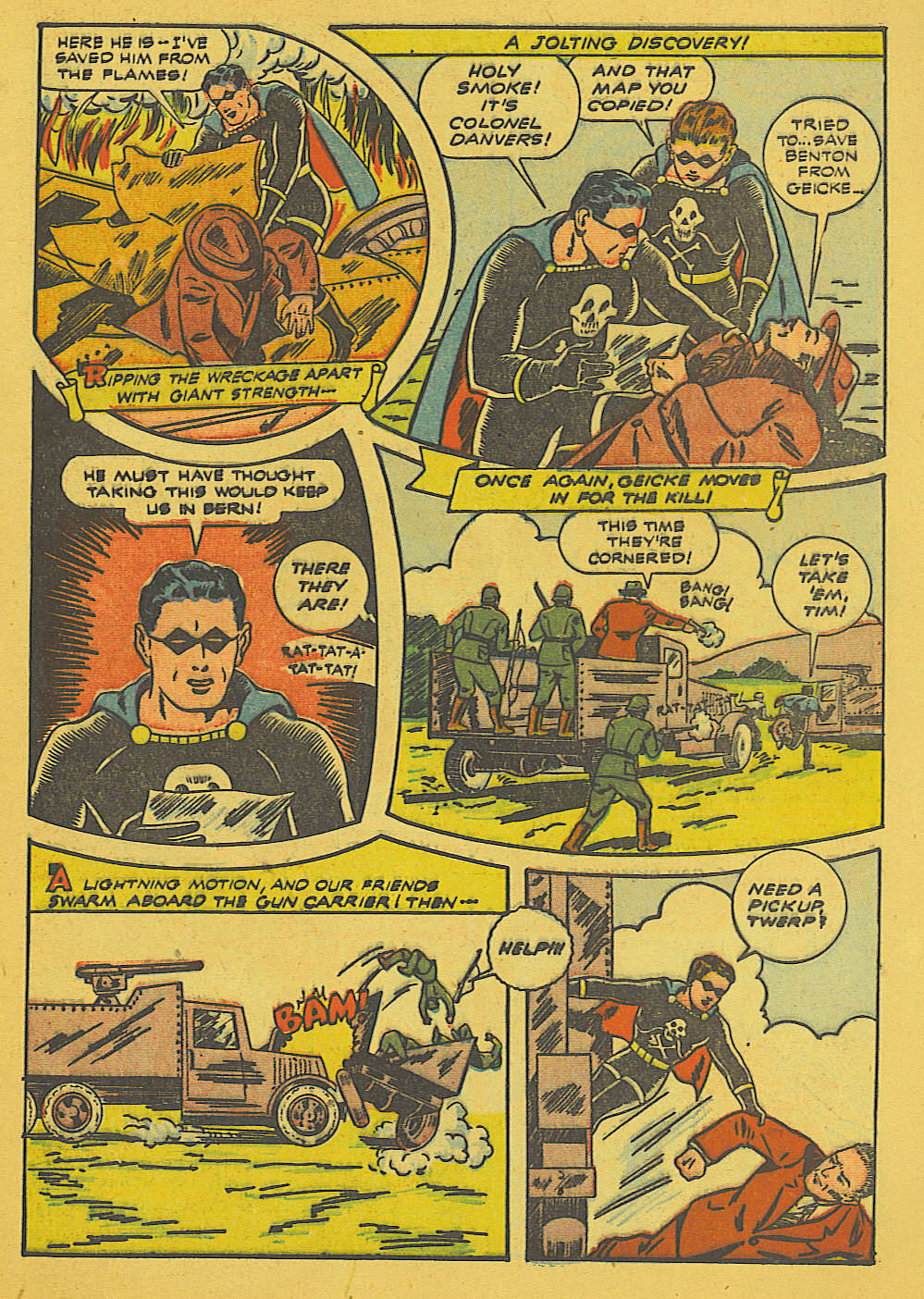 Black Terror, page 14. Black Terror. Public domain in the United States. Intended scans: Digital Comic Museum and Comic Book Plus. https://digitalcomicmuseum.com/