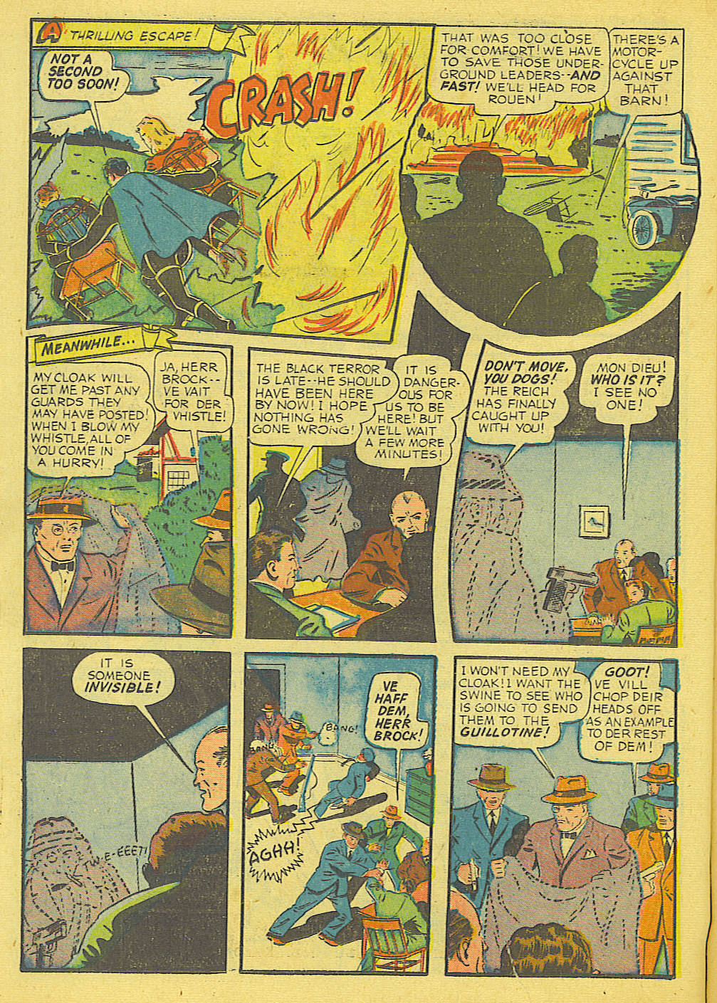 Black Terror, page 25. Black Terror. Public domain in the United States. Intended scans: Digital Comic Museum and Comic Book Plus. https://digitalcomicmuseum.com/