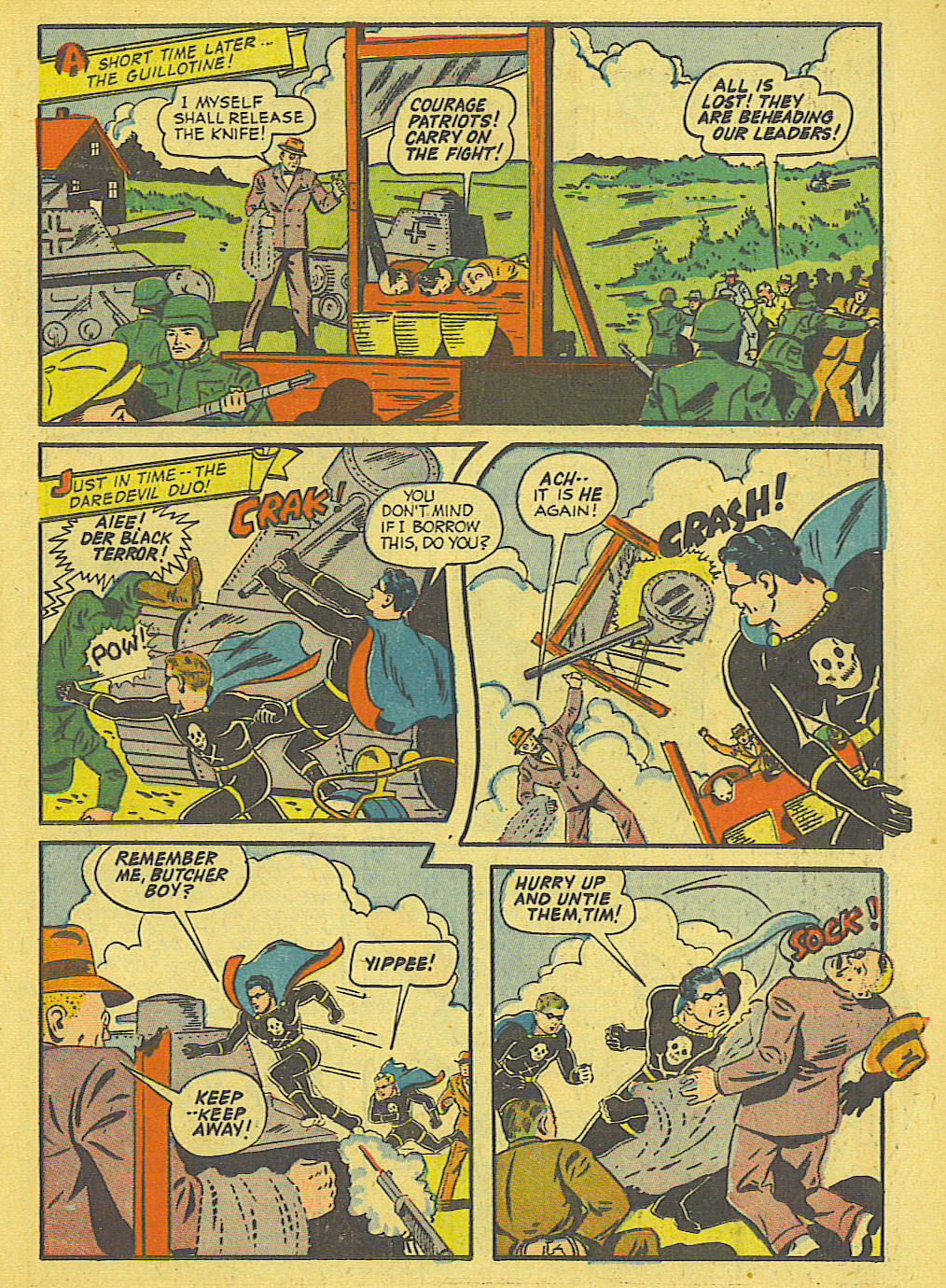 Black Terror, page 26. Black Terror. Public domain in the United States. Intended scans: Digital Comic Museum and Comic Book Plus. https://digitalcomicmuseum.com/