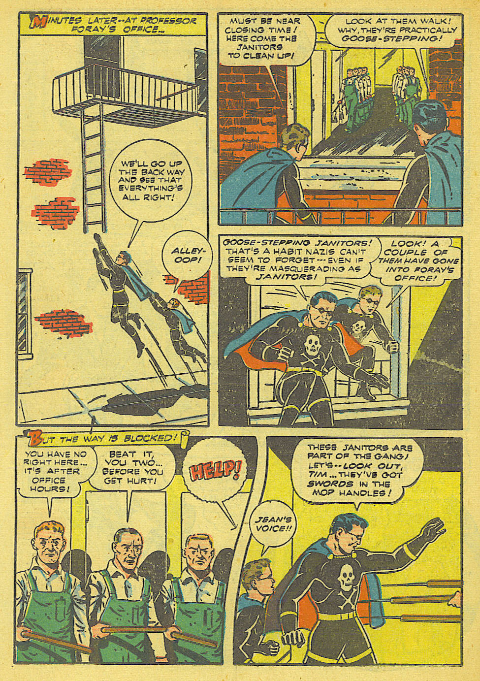 Black Terror, page 32. Black Terror. Public domain in the United States. Intended scans: Digital Comic Museum and Comic Book Plus. https://digitalcomicmuseum.com/