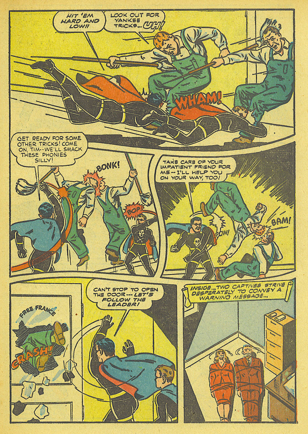 Black Terror, page 33. Black Terror. Public domain in the United States. Intended scans: Digital Comic Museum and Comic Book Plus. https://digitalcomicmuseum.com/