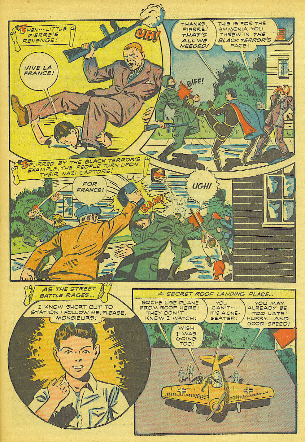 Black Terror, page 39. Black Terror. Public domain in the United States. Intended scans: Digital Comic Museum and Comic Book Plus. https://digitalcomicmuseum.com/