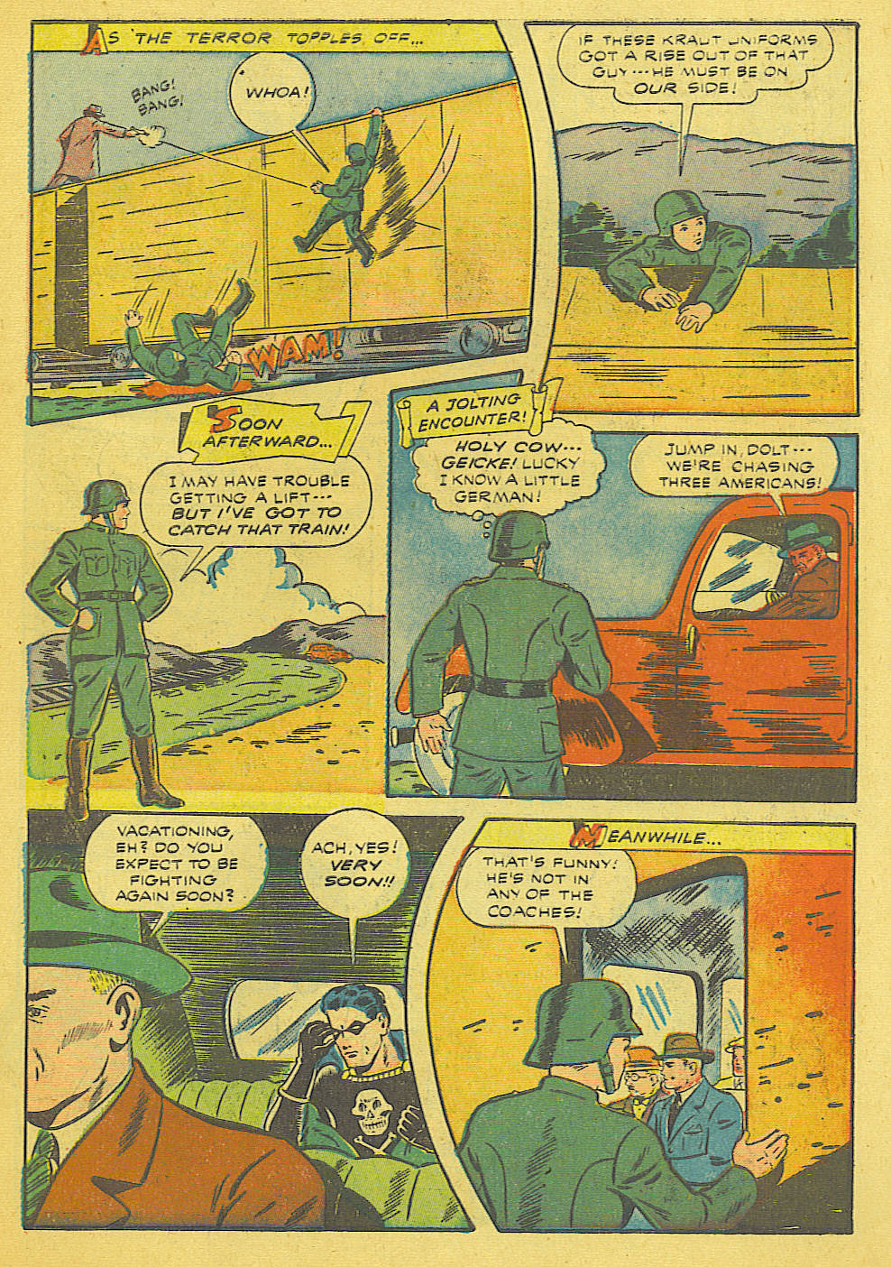 Black Terror, page 10. Black Terror. Public domain in the United States. Intended scans: Digital Comic Museum and Comic Book Plus. https://digitalcomicmuseum.com/