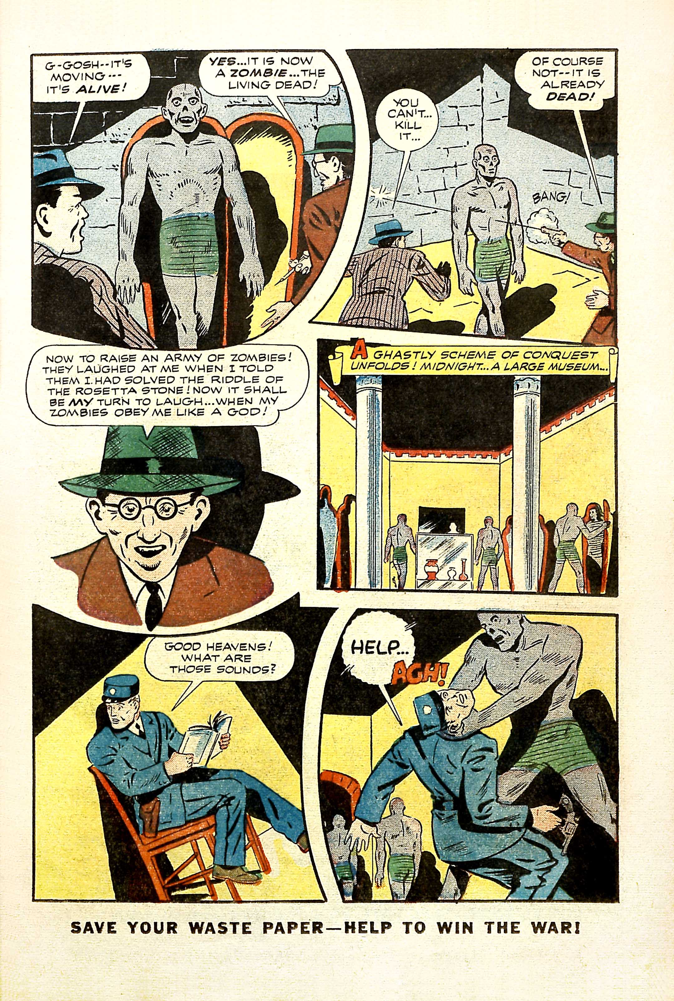 Black Terror, page 19. Black Terror. Public domain in the United States. Intended scans: Digital Comic Museum and Comic Book Plus. https://digitalcomicmuseum.com/